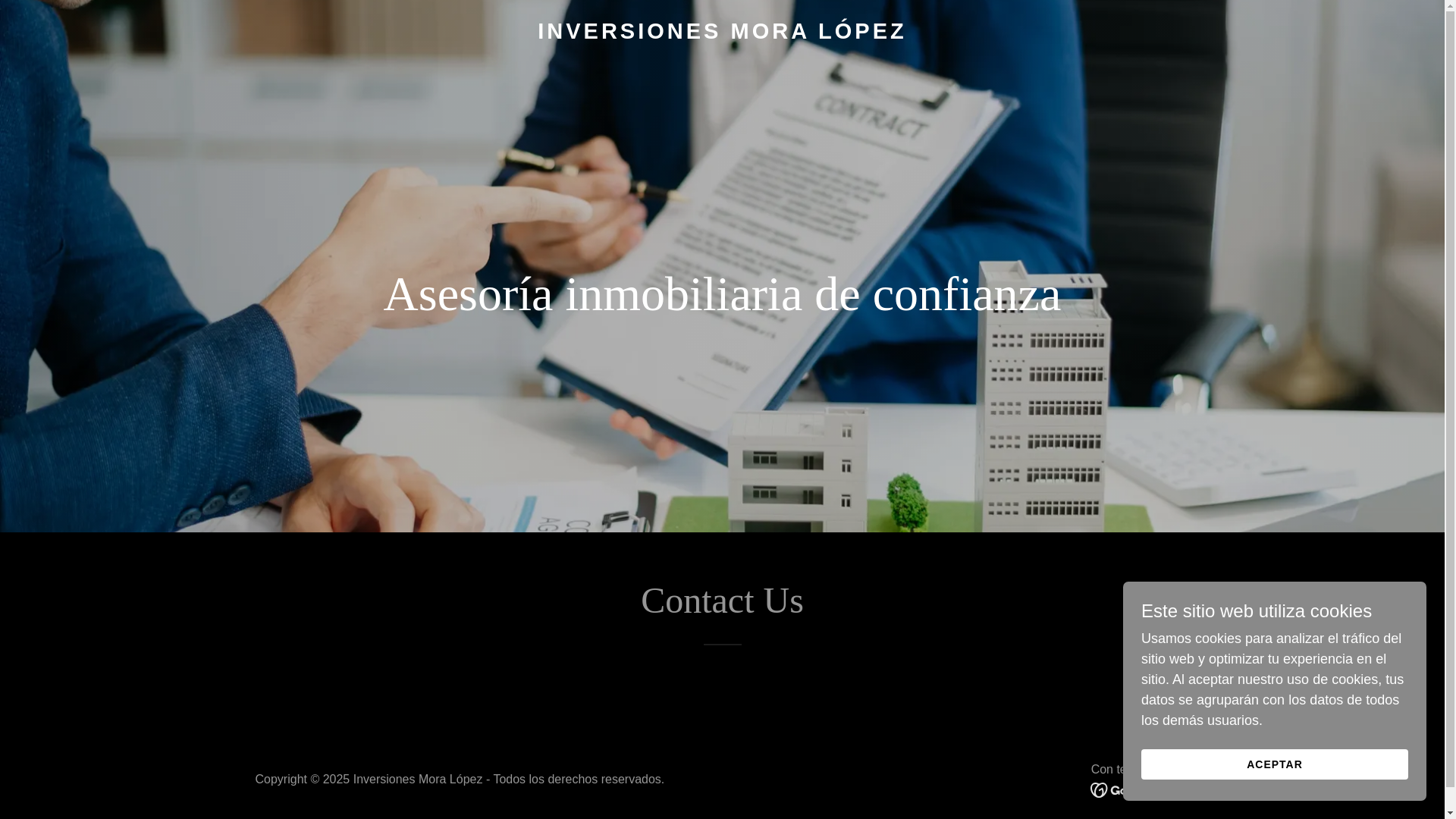 website screenshot of https://inversionesmoralopez.com/