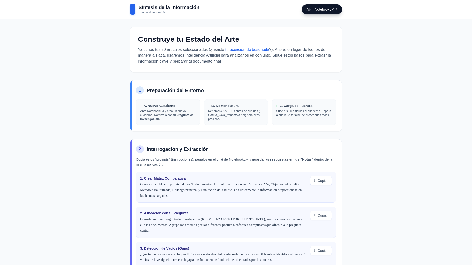 website screenshot of https://sintesis-con-notebooklm.pages.dev/