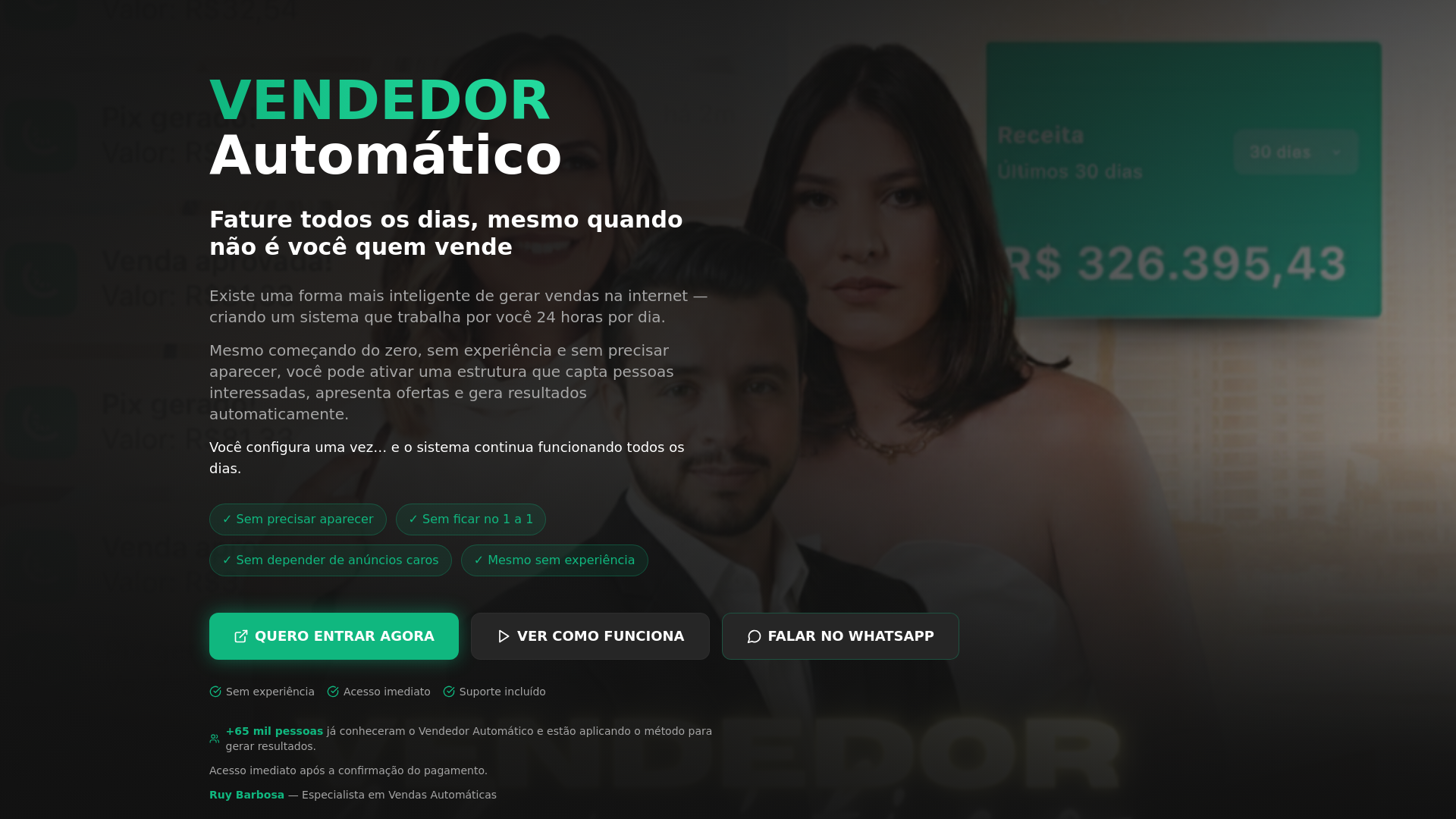 website screenshot of https://vendedor-automatico-ruybarbosa.pages.dev/
