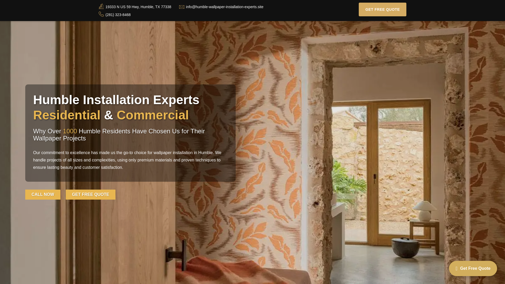 website screenshot of https://humble-wallpaper-installation-experts.site/