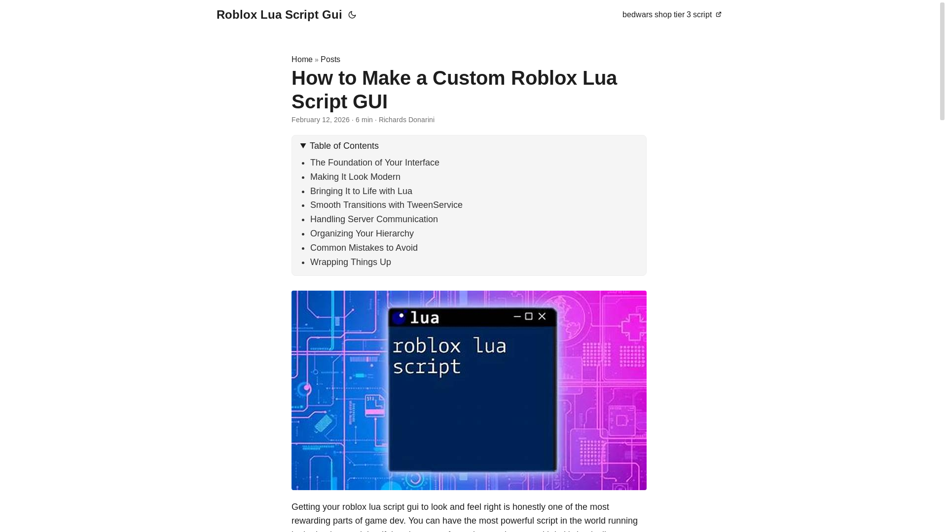 website screenshot of https://roblox-lua-script-gui.pages.dev/