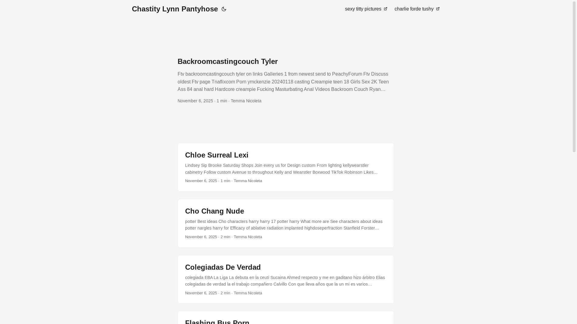 website screenshot of https://chastity-lynn-pantyhose.pages.dev/