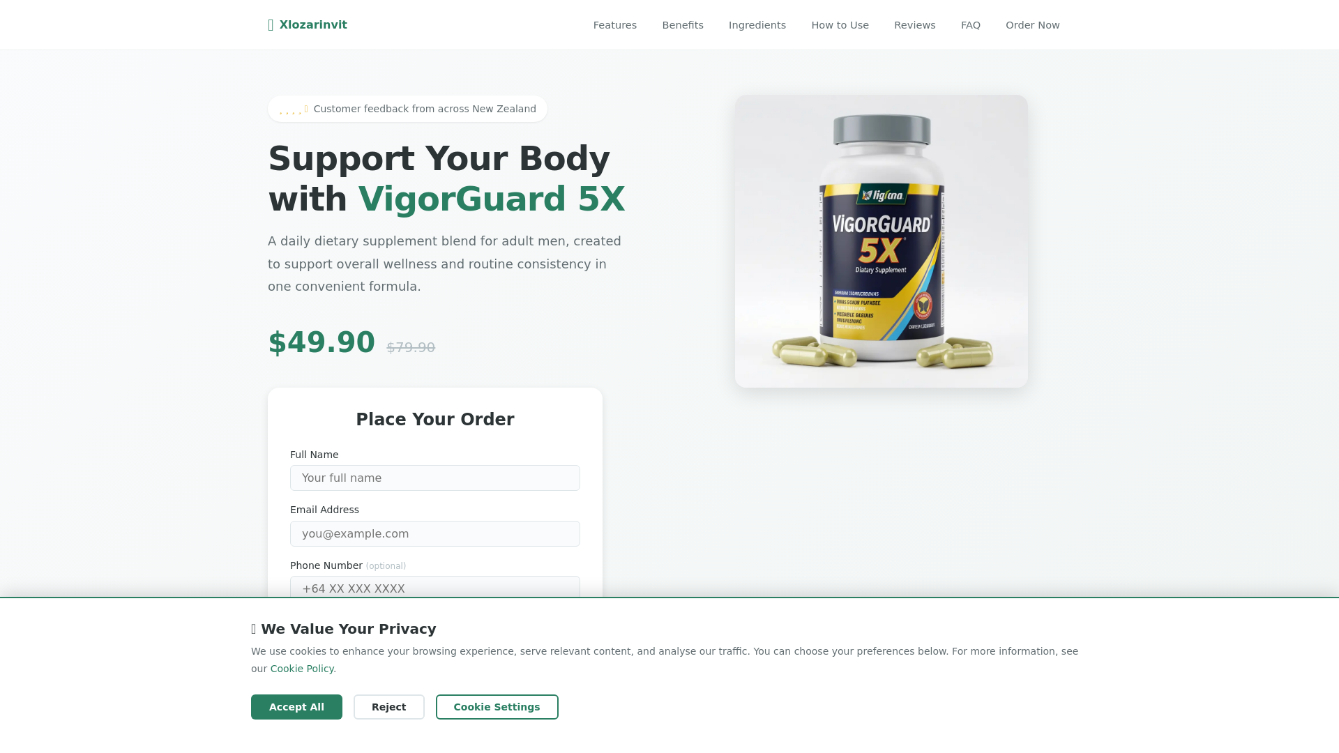 website screenshot of https://xlozarinvit.world/