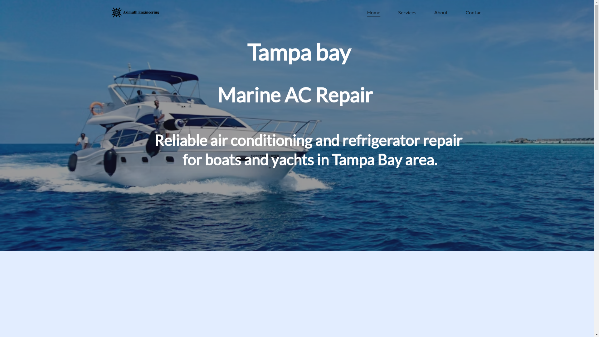 website screenshot of https://marineactampa.com/