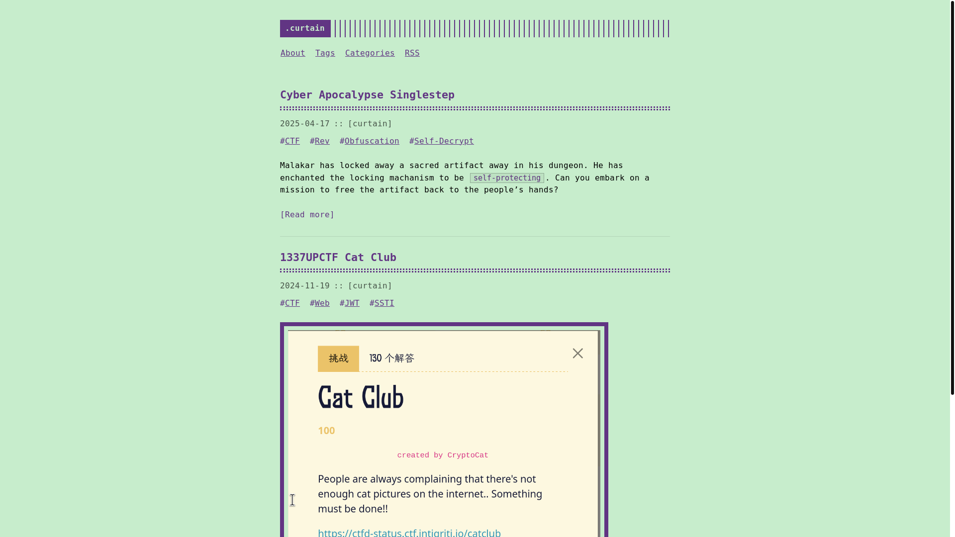 website screenshot of https://curtainp-github-io.pages.dev/