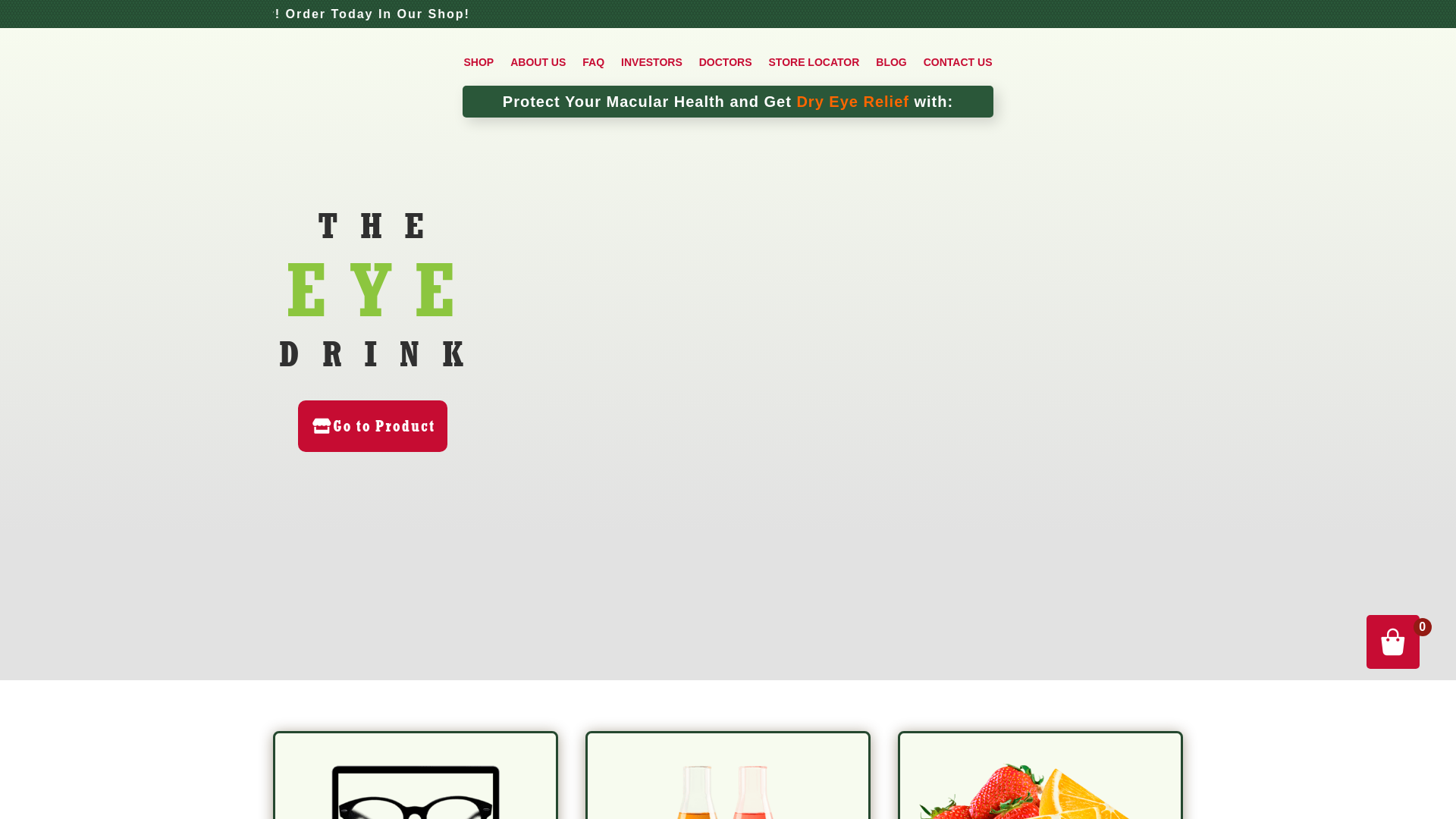 website screenshot of https://usetheeyedrink.com