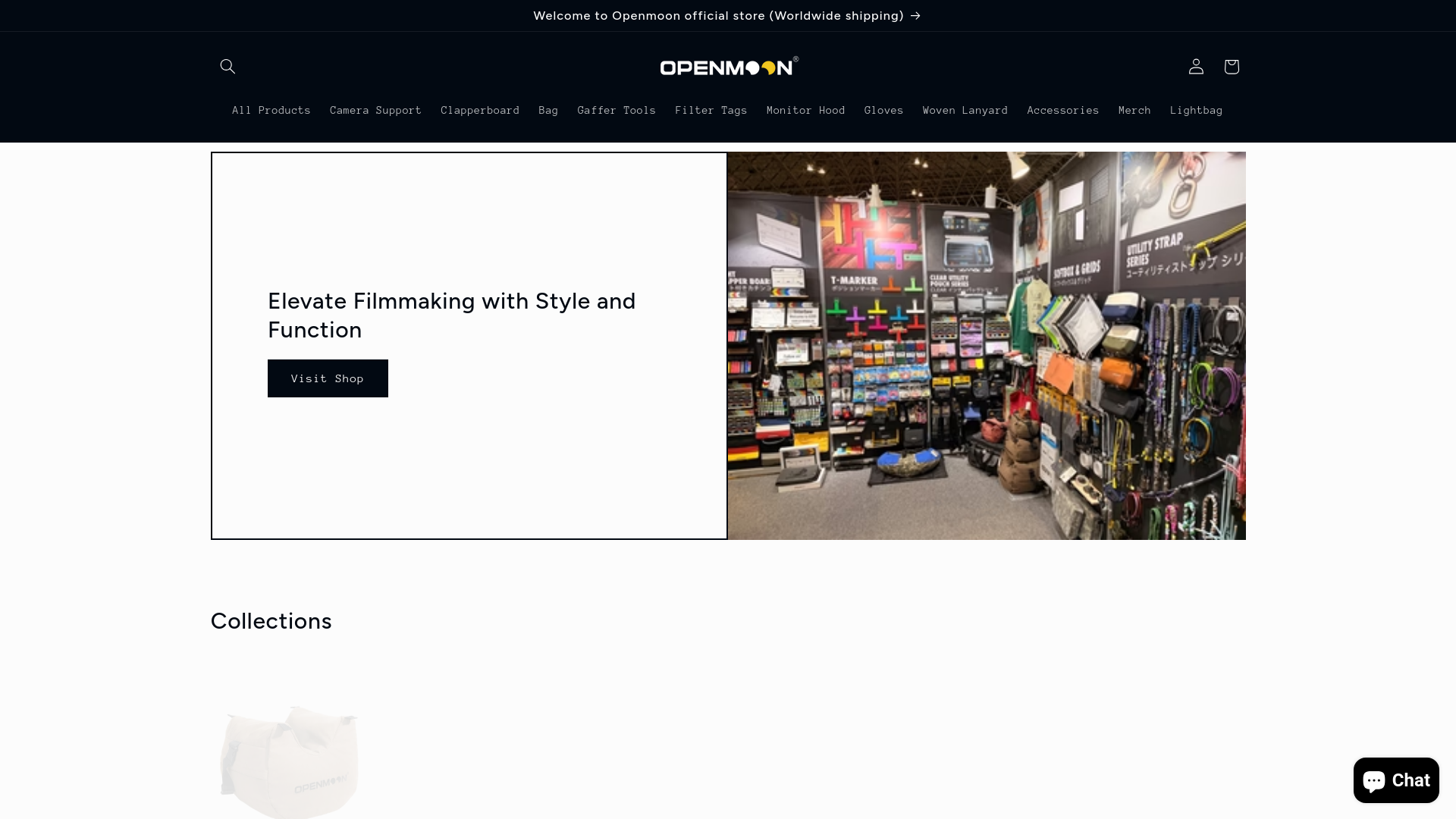 website screenshot of https://openmoon.cn/