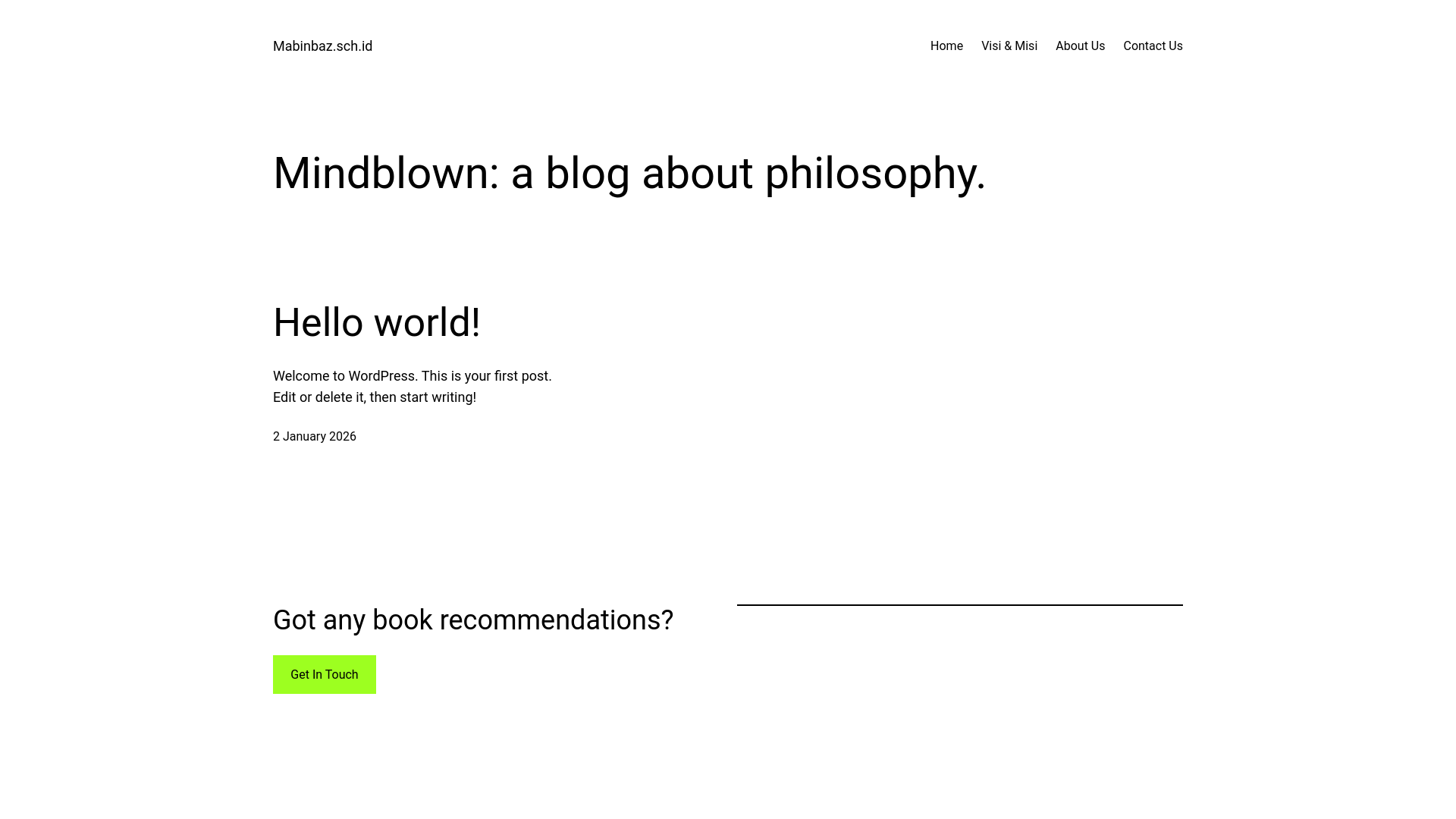 website screenshot of https://mabinbaz.sch.id/