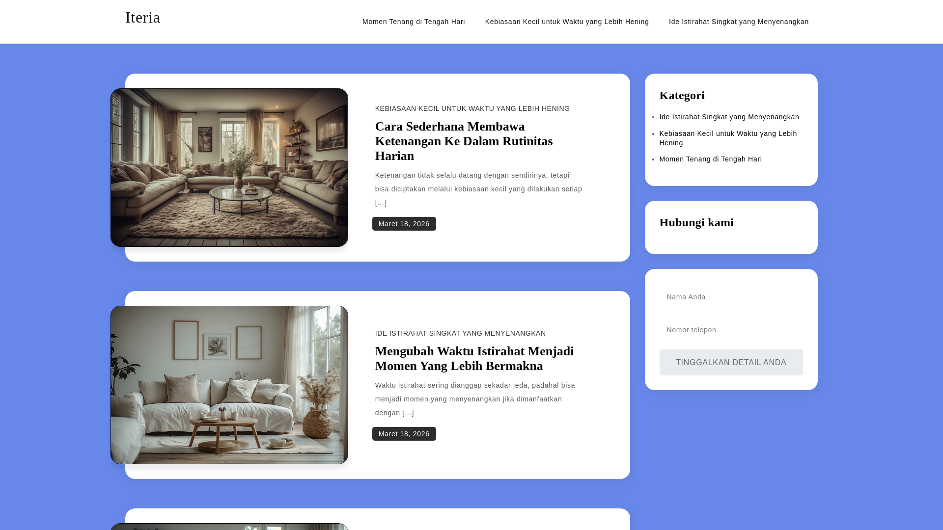 website screenshot of https://iteriallc.onl