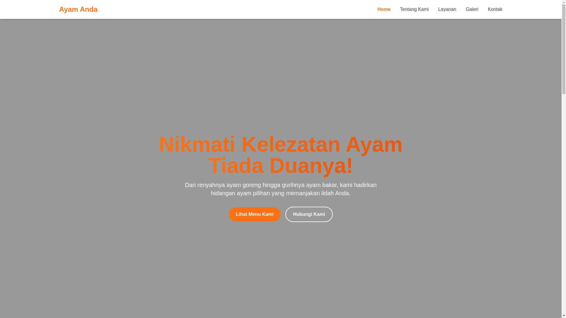 website screenshot of https://bisnis-kuliner-ayam-anda-1755607453721.pages.dev/