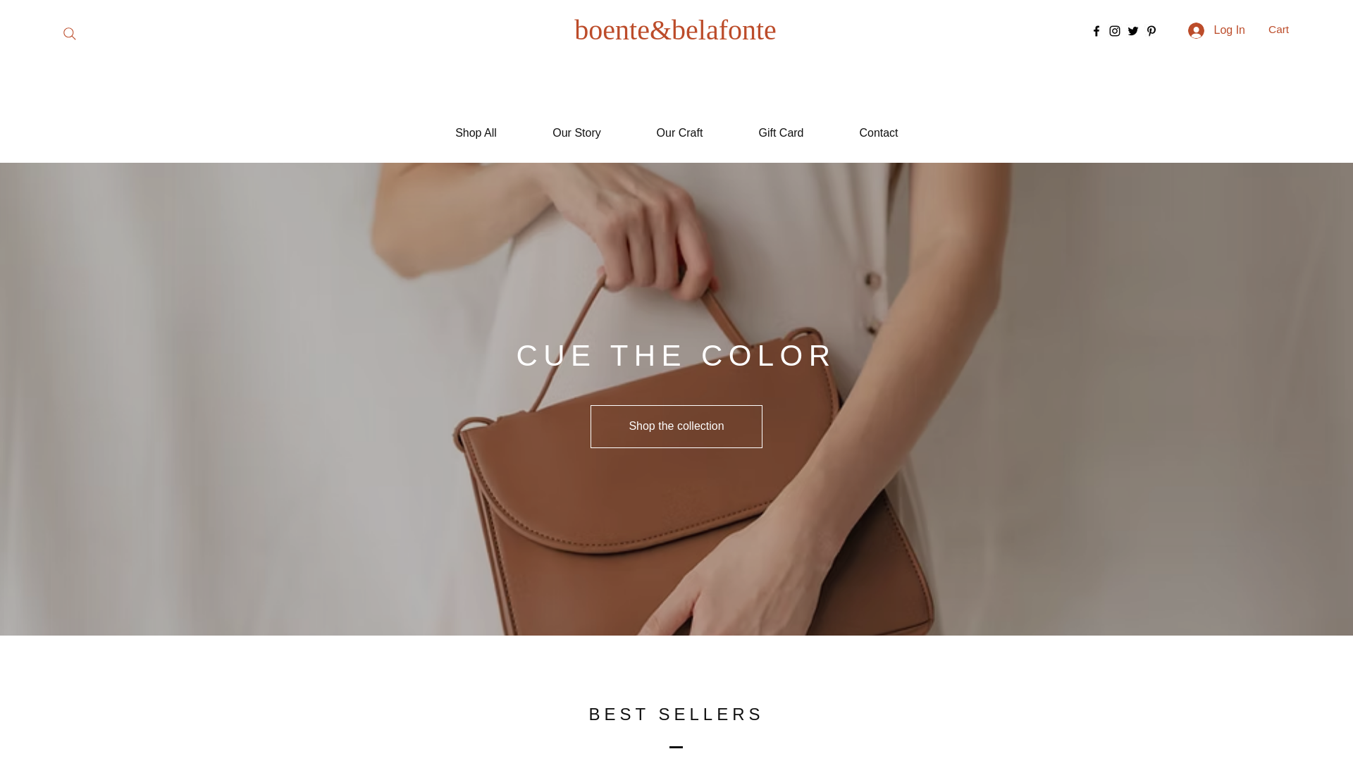 website screenshot of https://boentebelafonte.com/