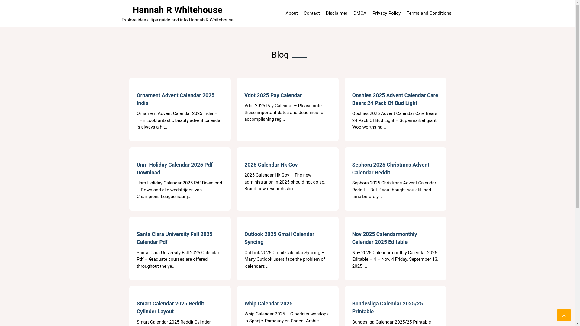 website screenshot of https://hannahrwhitehouse.pages.dev/