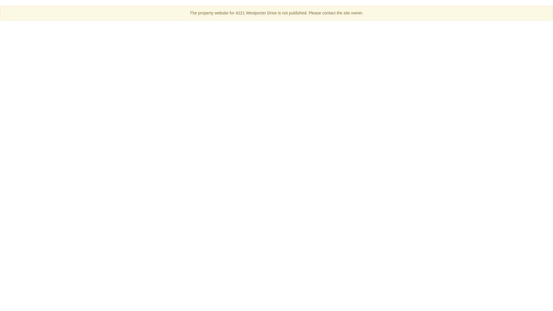 website screenshot of https://4221westporter.com/