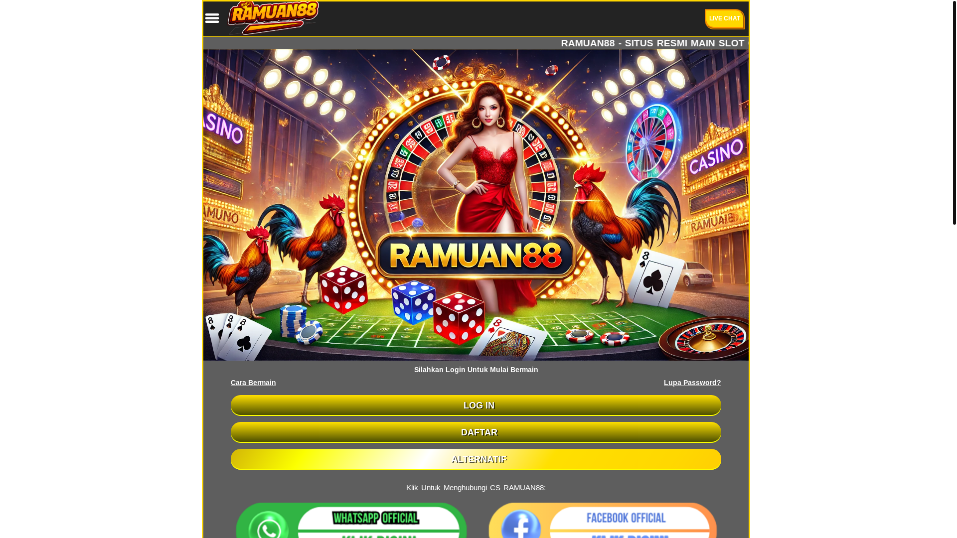 website screenshot of https://ramuannya.pages.dev/