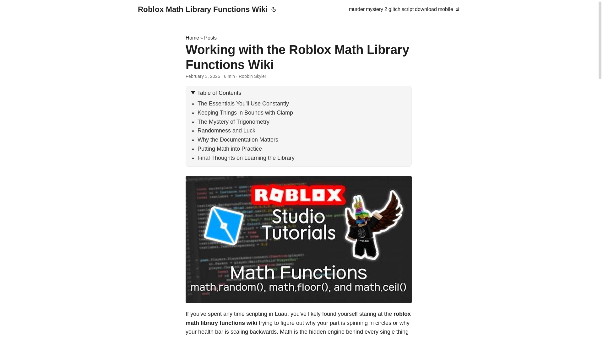 website screenshot of https://roblox-math-library-functions-wiki.pages.dev/