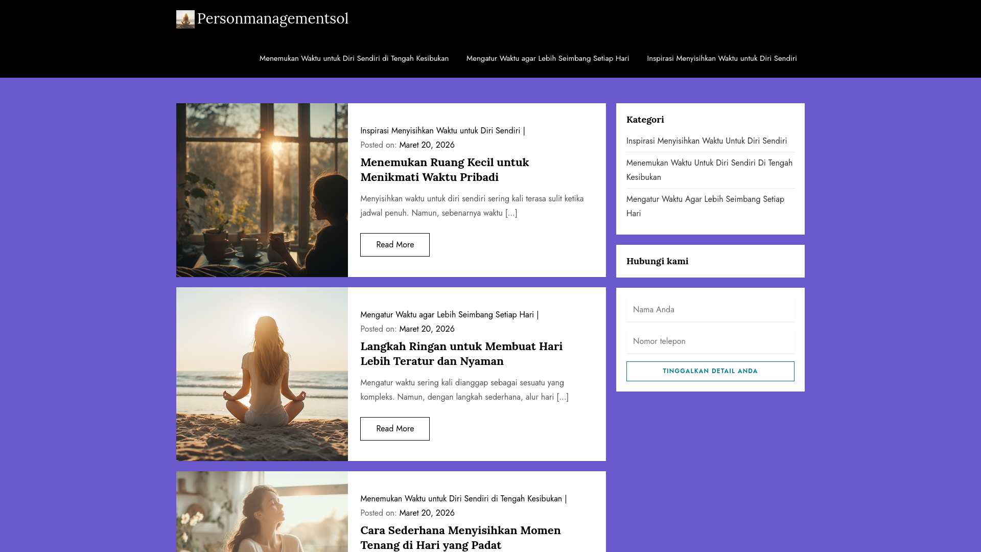 website screenshot of https://personmanagementsol.one