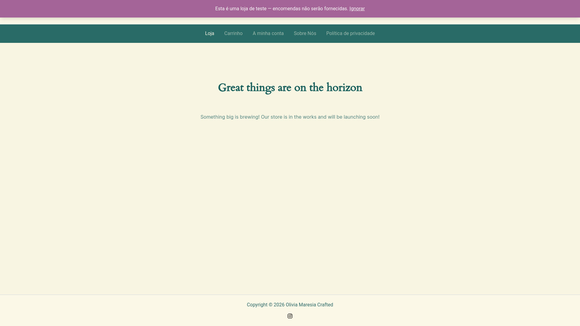 website screenshot of https://oliviamaresiacrafted.com/