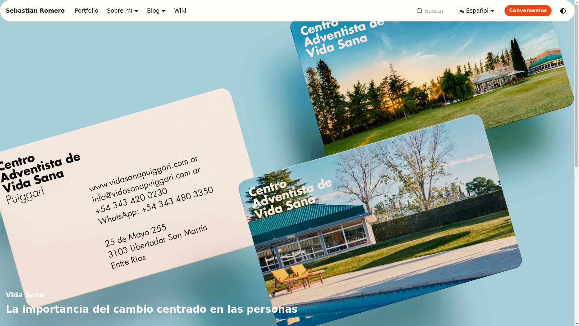 website screenshot of https://sebastianromero.dev/