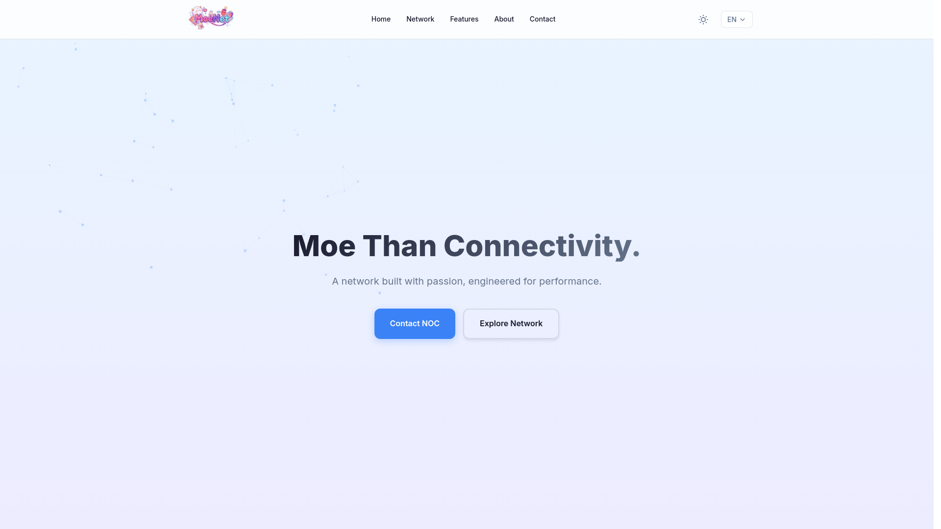 website screenshot of https://moenetwork.net/