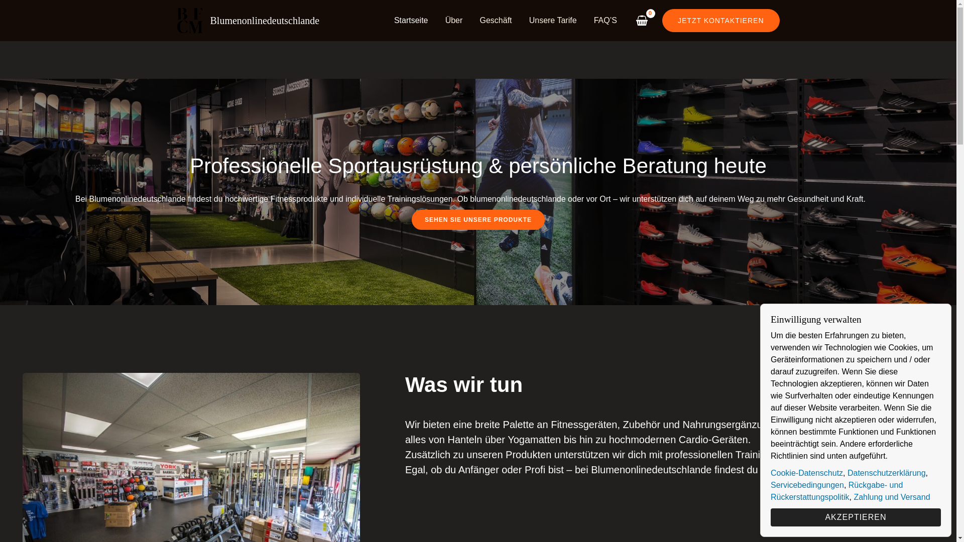 website screenshot of https://blumenonlinedeutschlande.com/