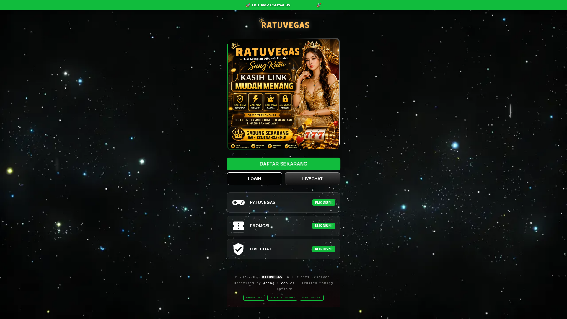 website screenshot of https://ratuvegas-logging.pages.dev/