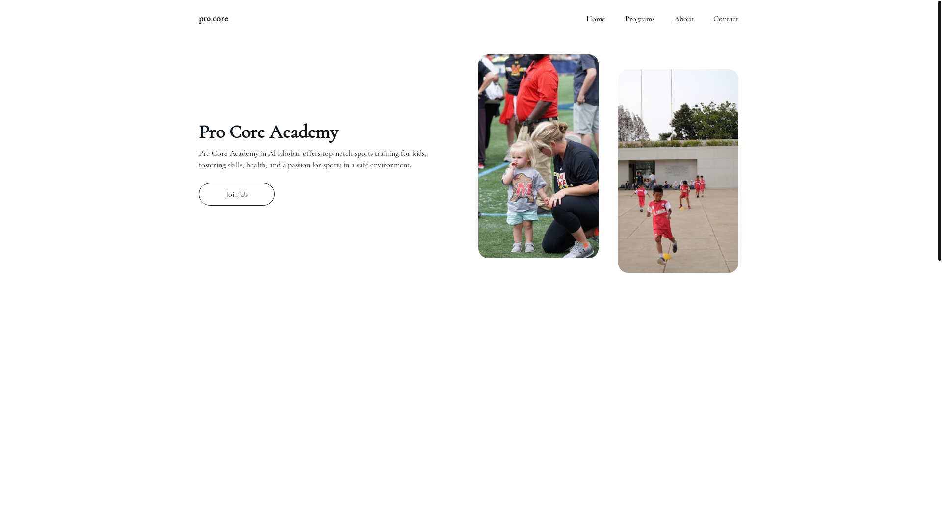 website screenshot of https://procore.com.sa/
