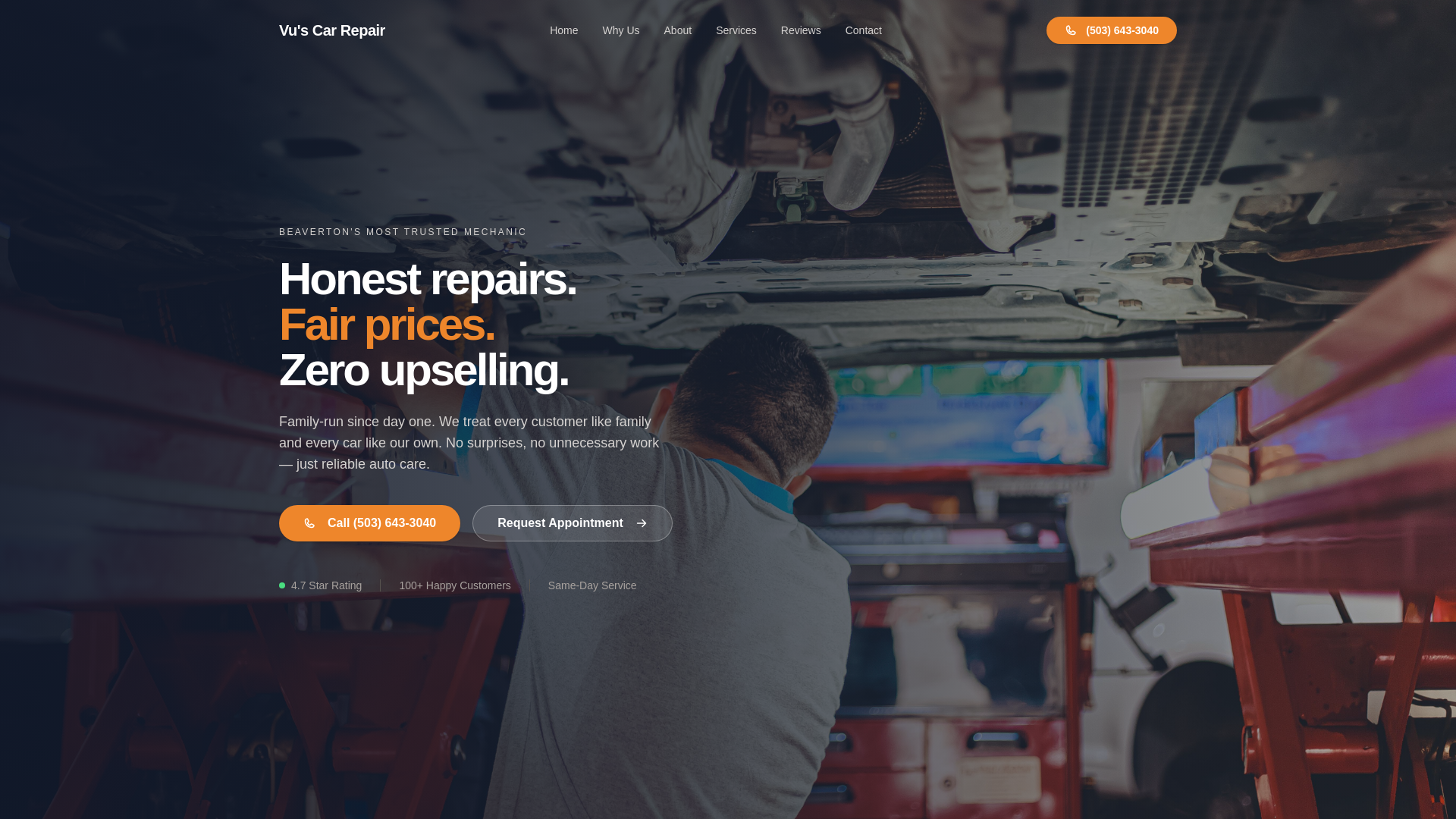 website screenshot of https://vuscarrepairawebsite.pages.dev/