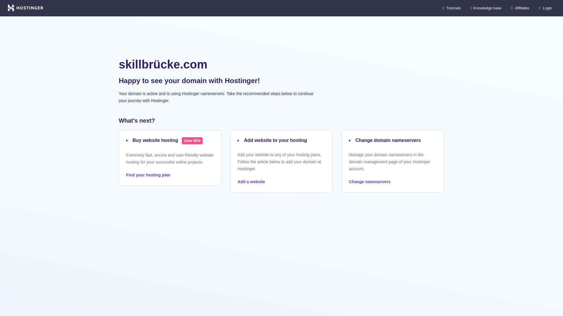 website screenshot of https://xn--skillbrcke-geb.com/