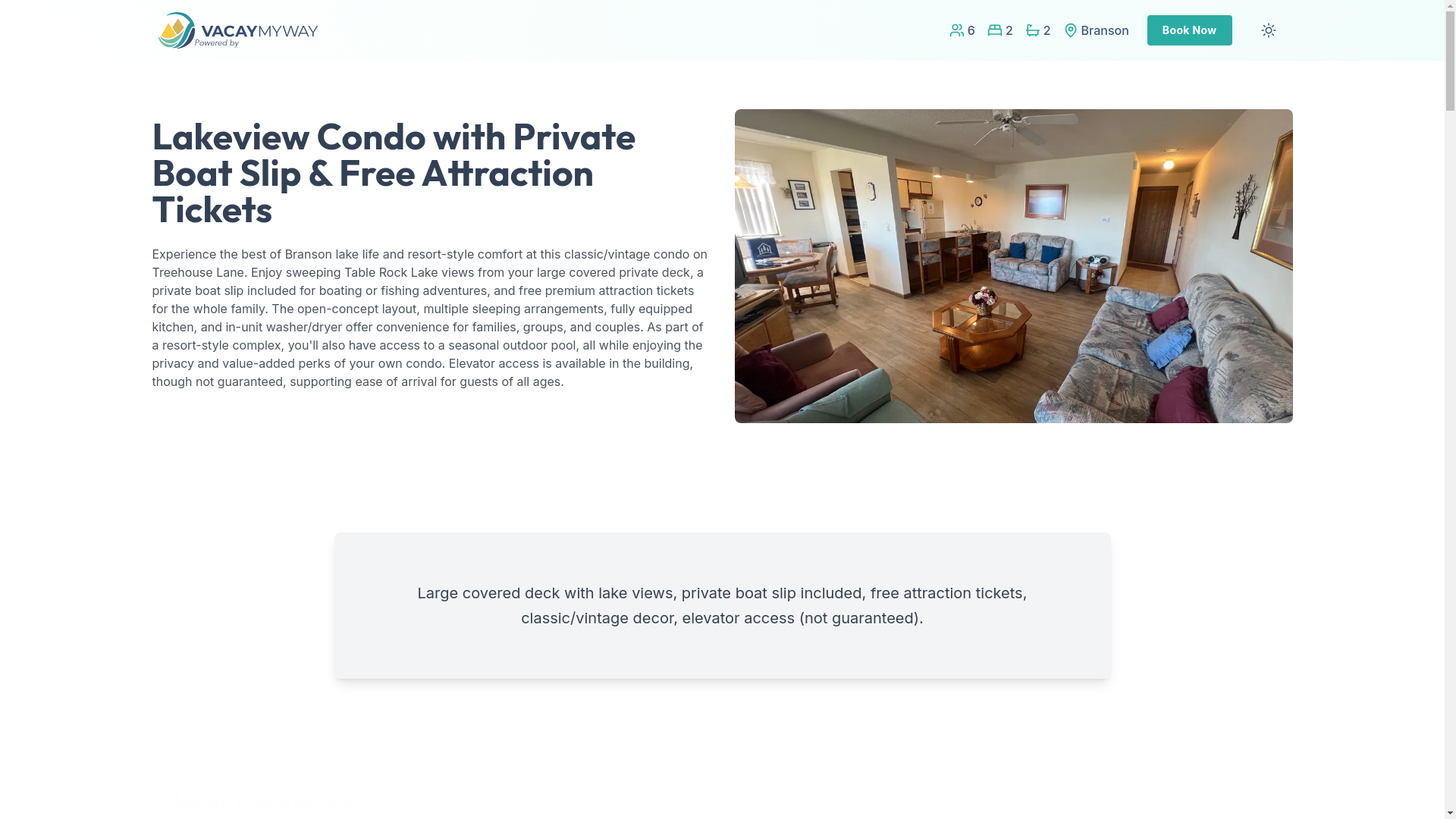 website screenshot of https://tablerockvista.house/
