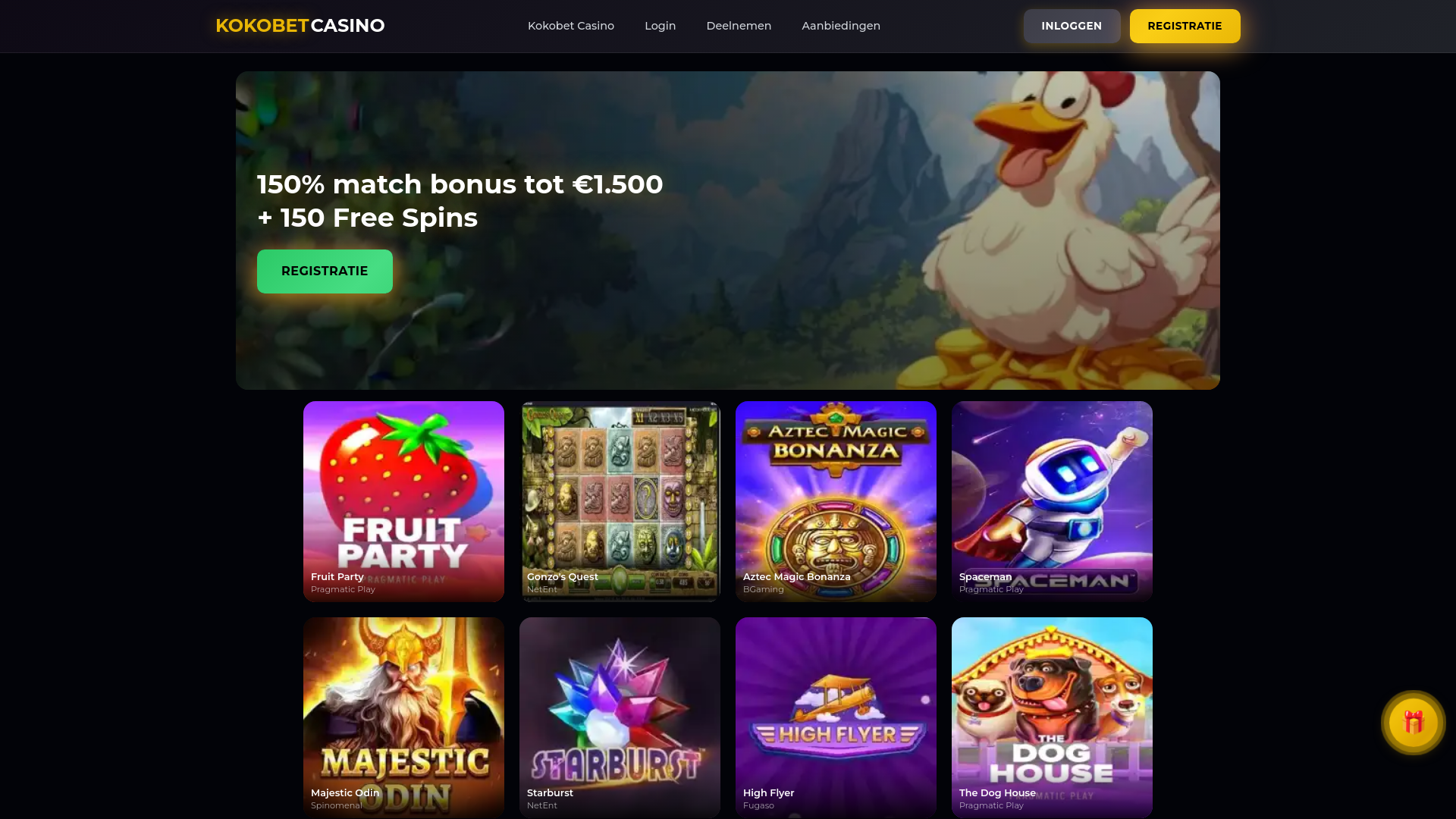 website screenshot of https://kokobetcasiino.com