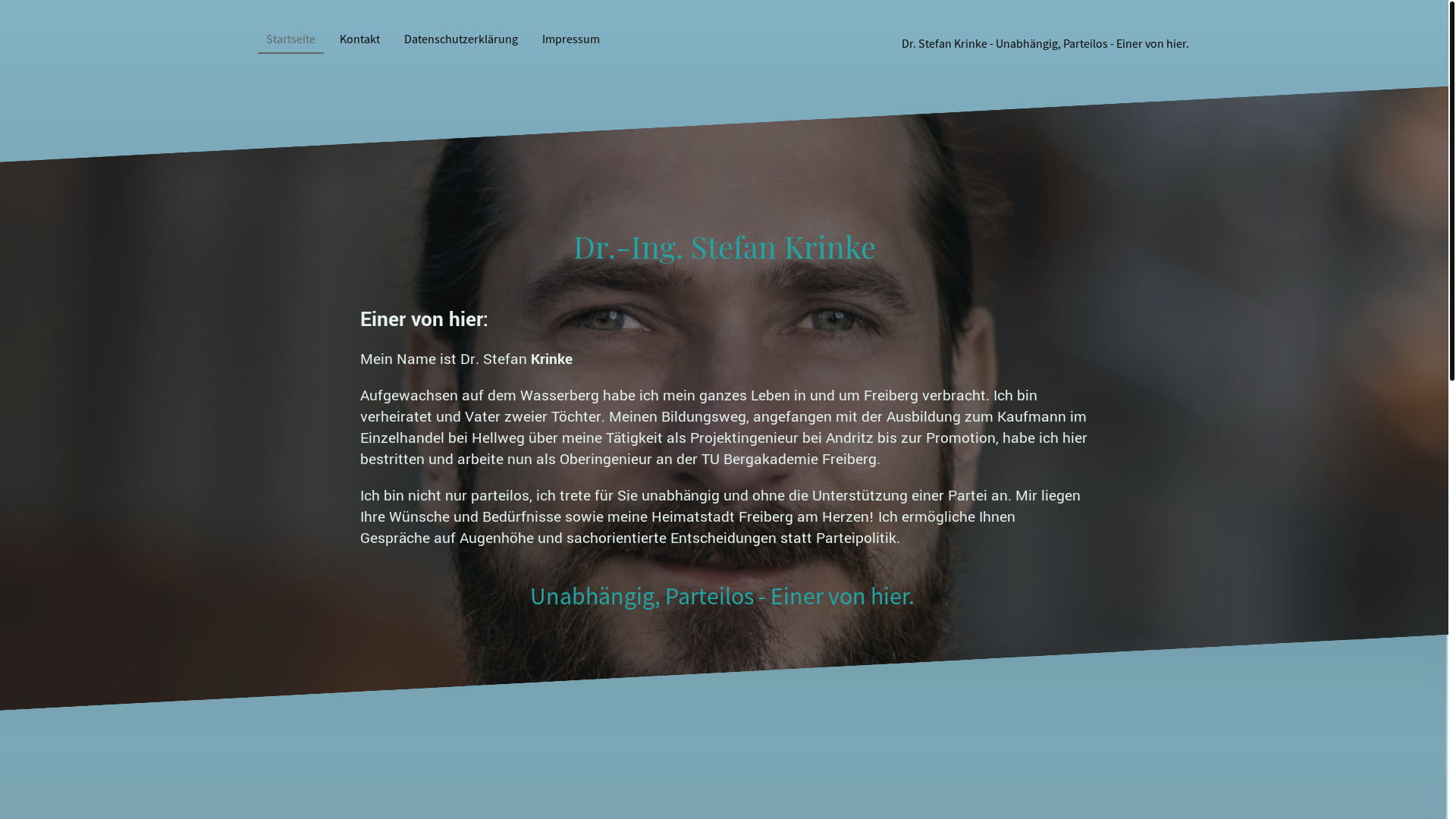 website screenshot of https://stefan-krinke.de/