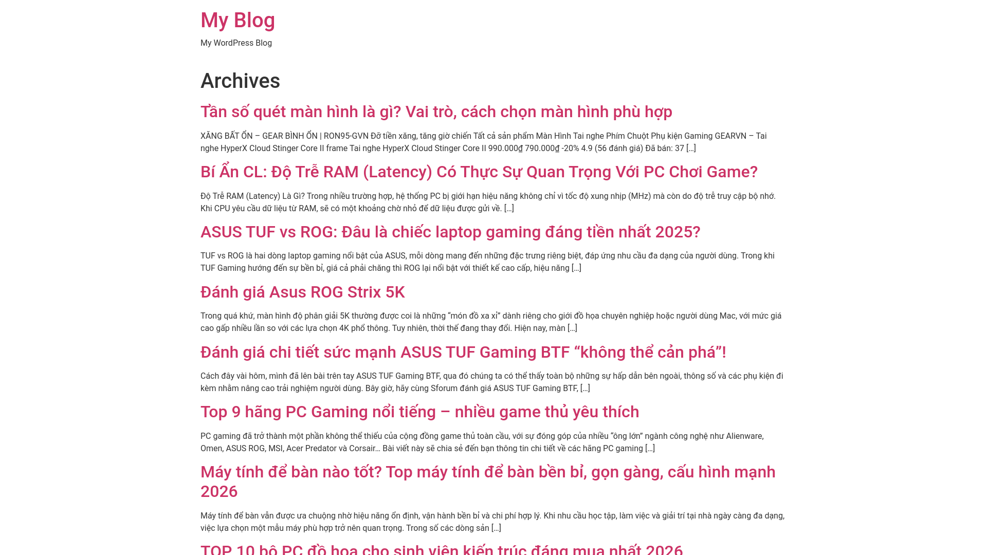 website screenshot of https://vtcomputer.com.vn/