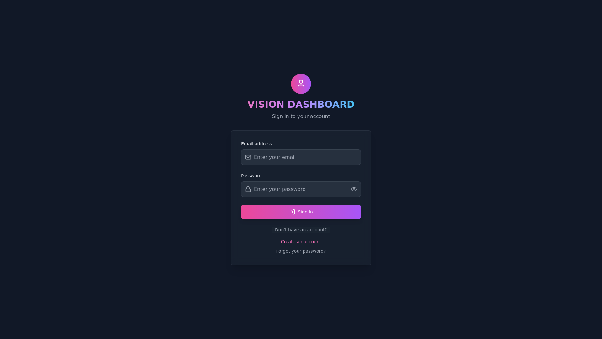 website screenshot of https://visionbyphas3.com/