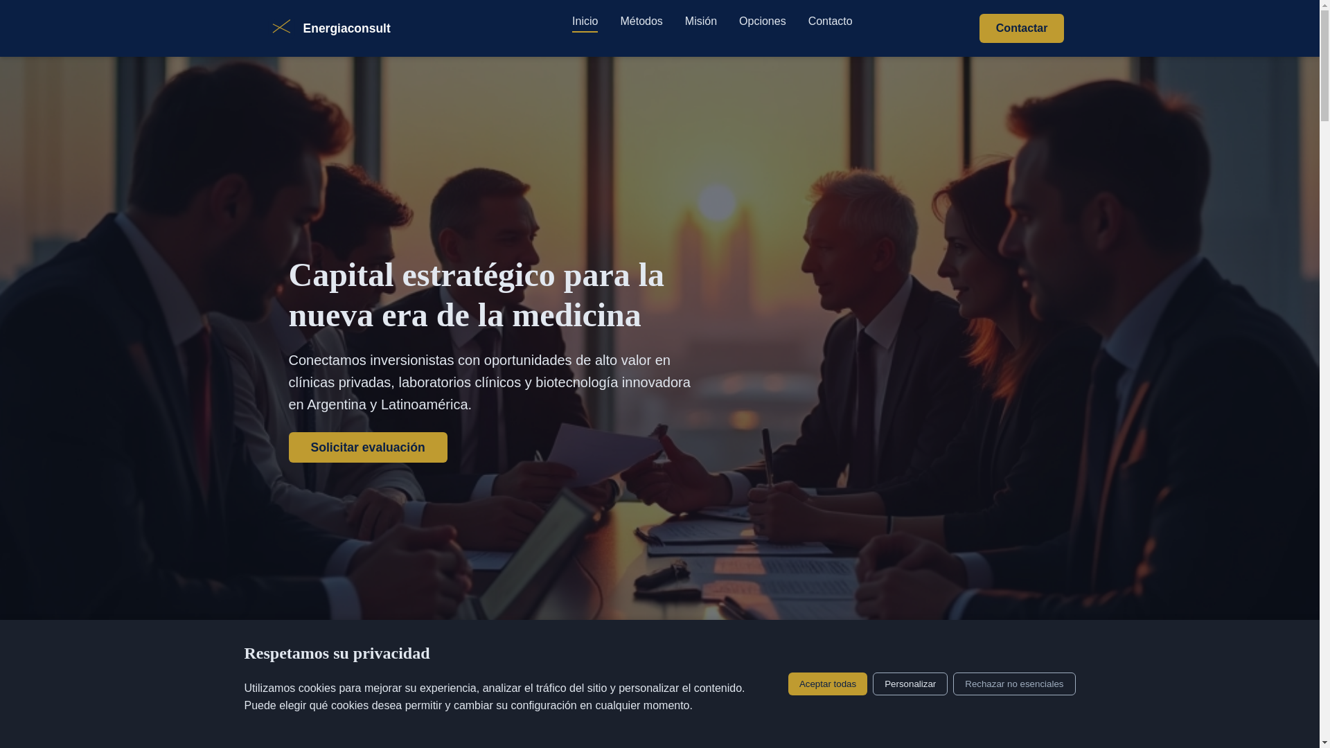 website screenshot of https://energiaconsult.info/