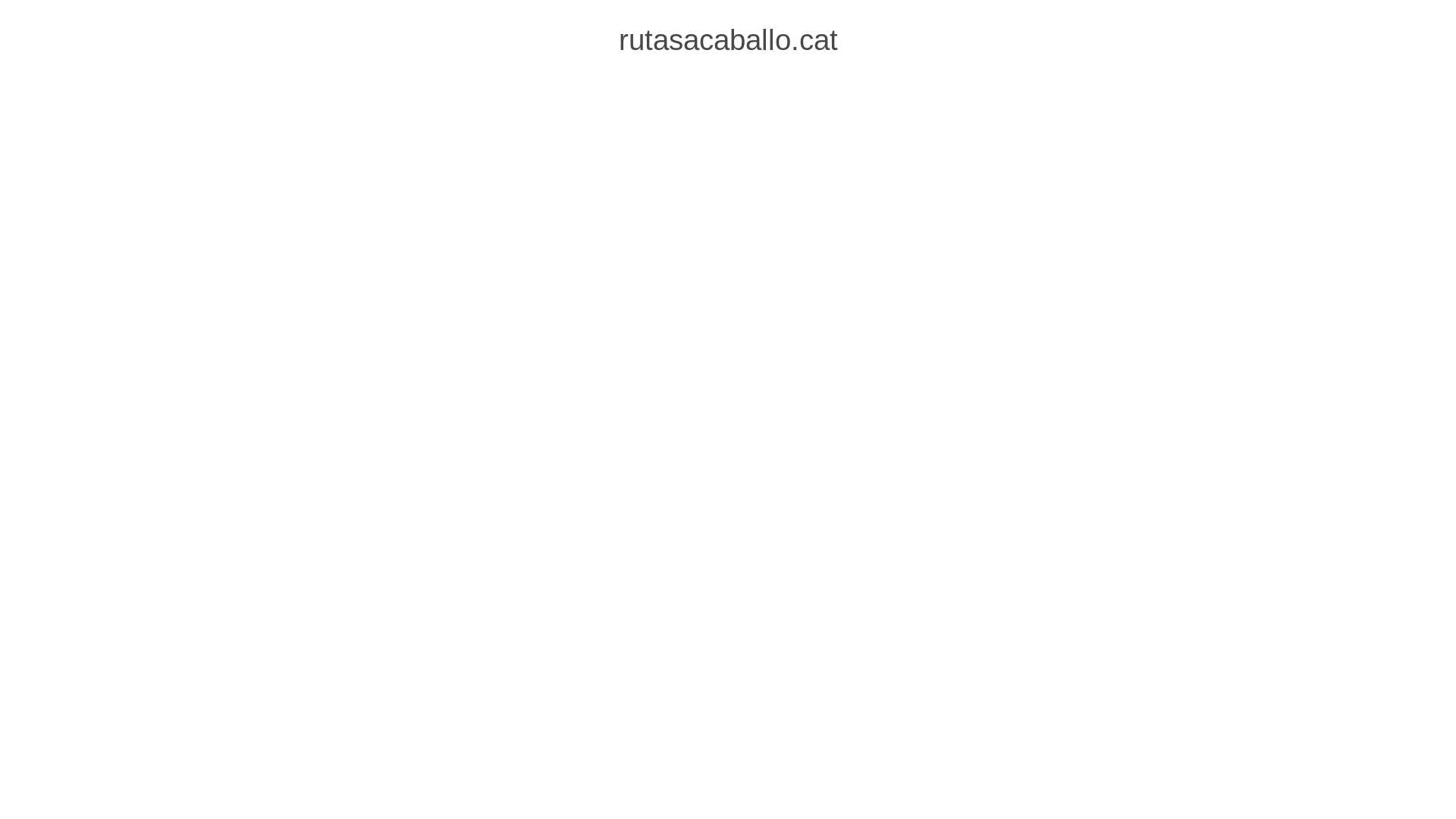 website screenshot of https://rutasacaballo.cat/