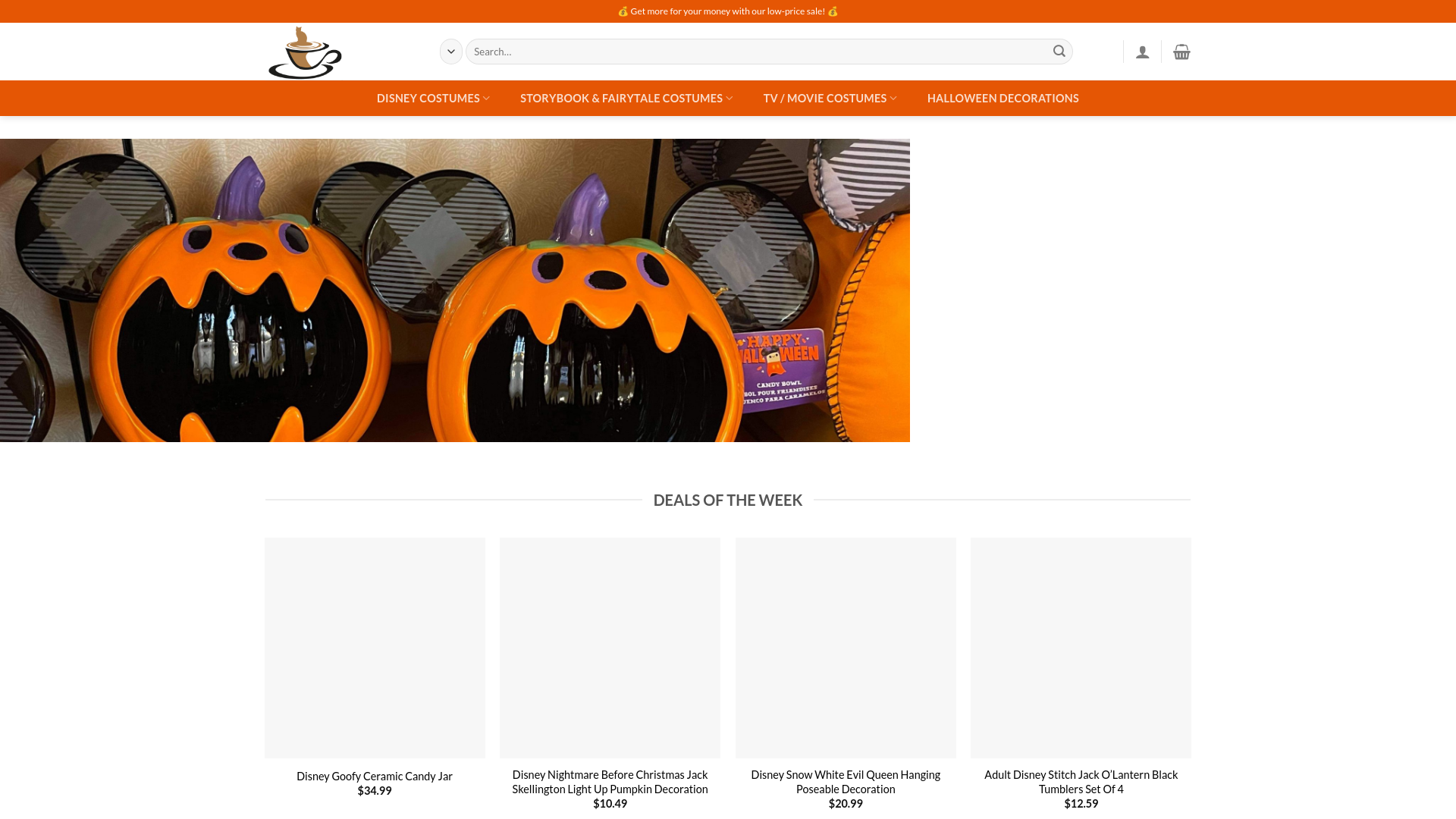 website screenshot of http://sale-candyjar.com/