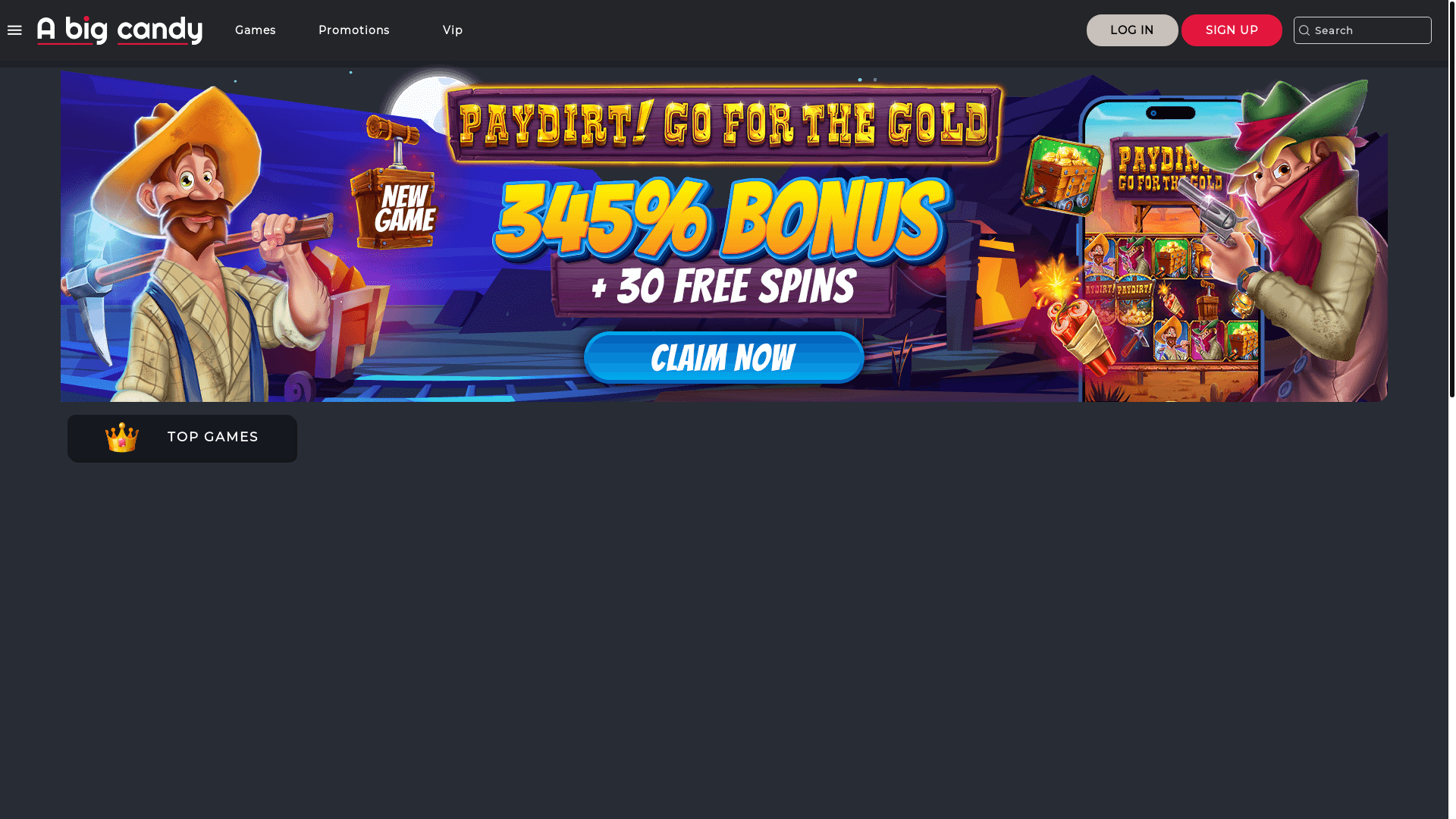 website screenshot of https://abigcandyclub.online/