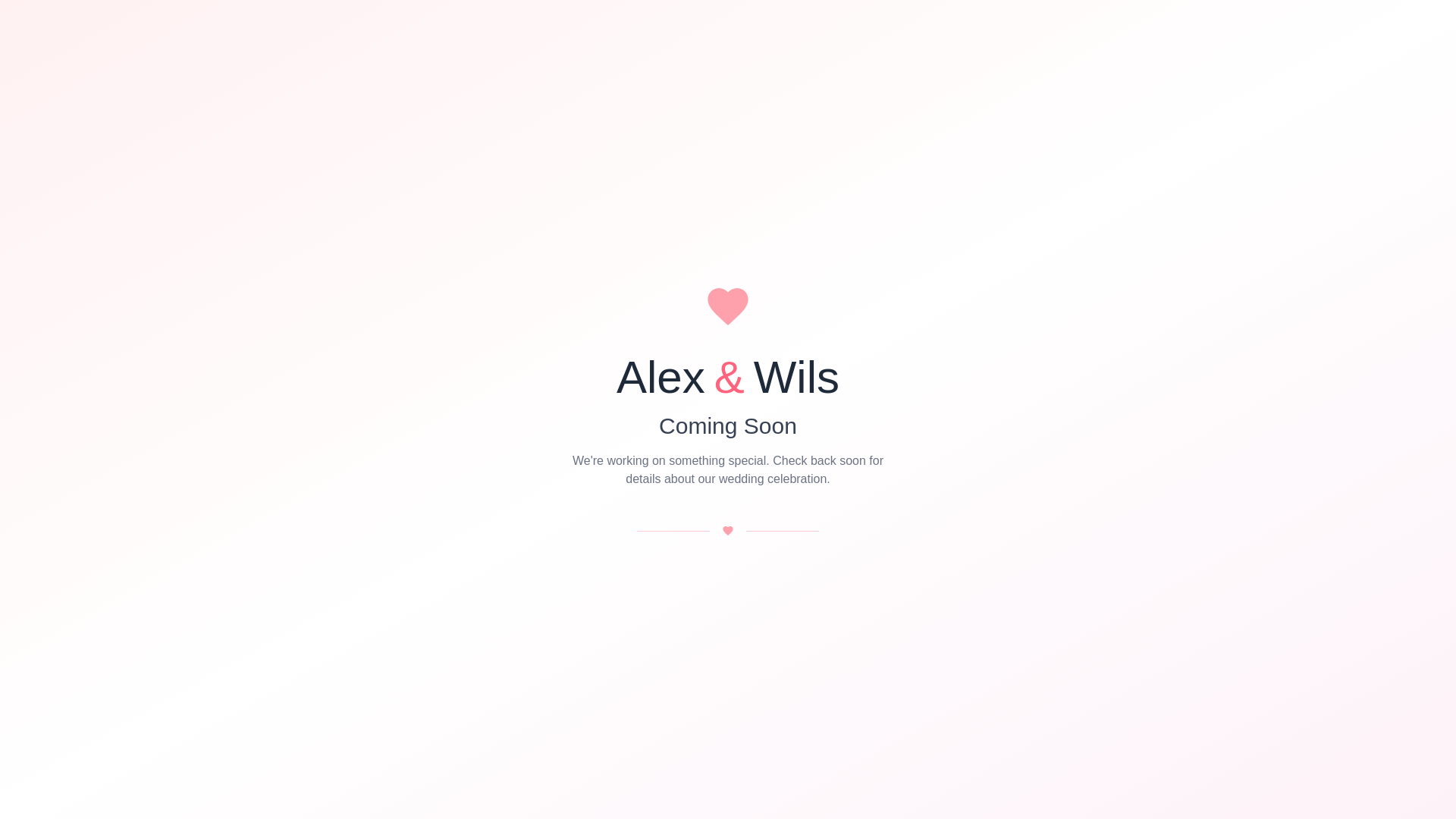 website screenshot of https://alexandwils.com/