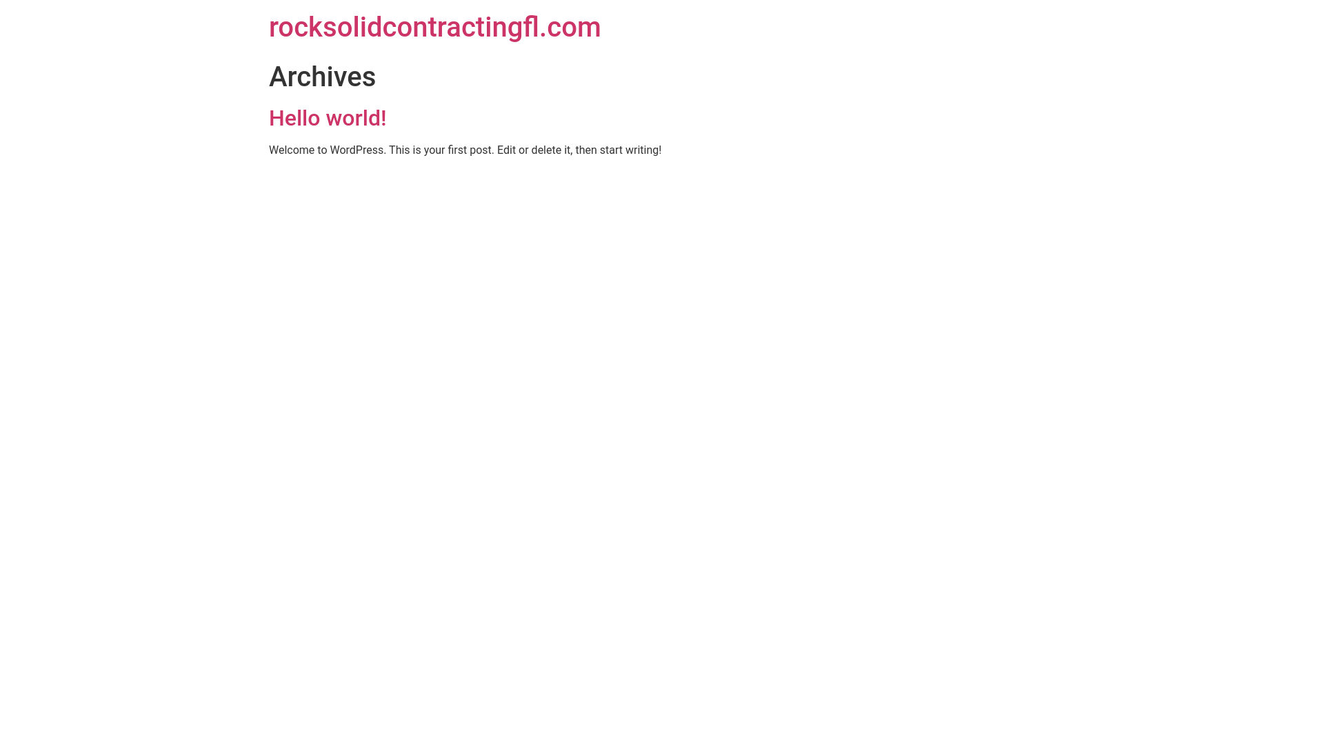 website screenshot of https://rocksolidcontractingfl.com/