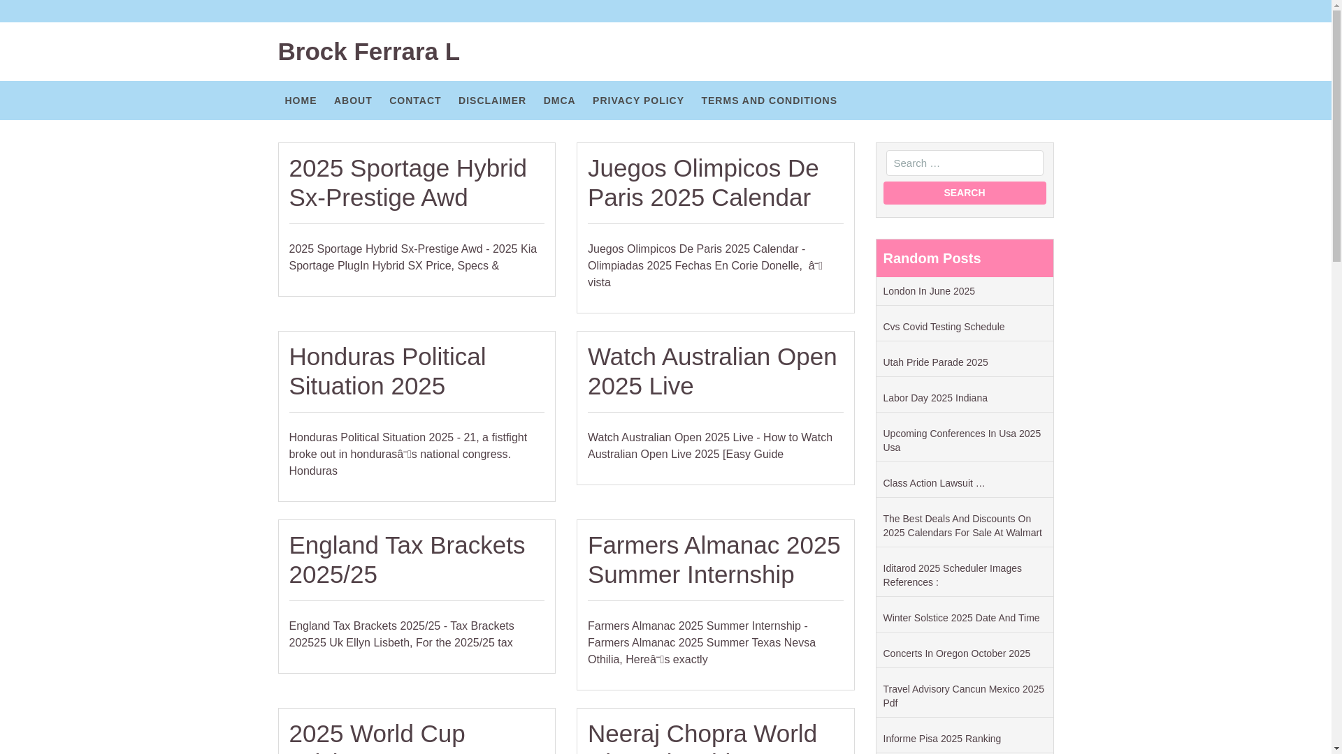website screenshot of https://brockferraral.pages.dev/