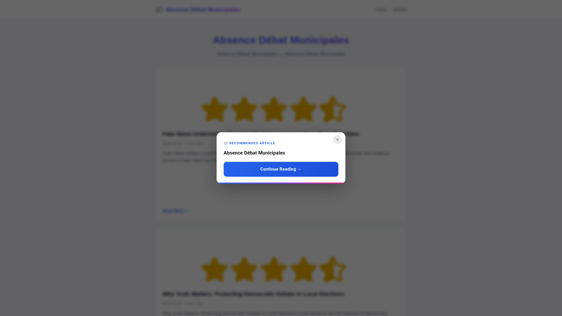 website screenshot of https://absence-debat-municipales.pages.dev/