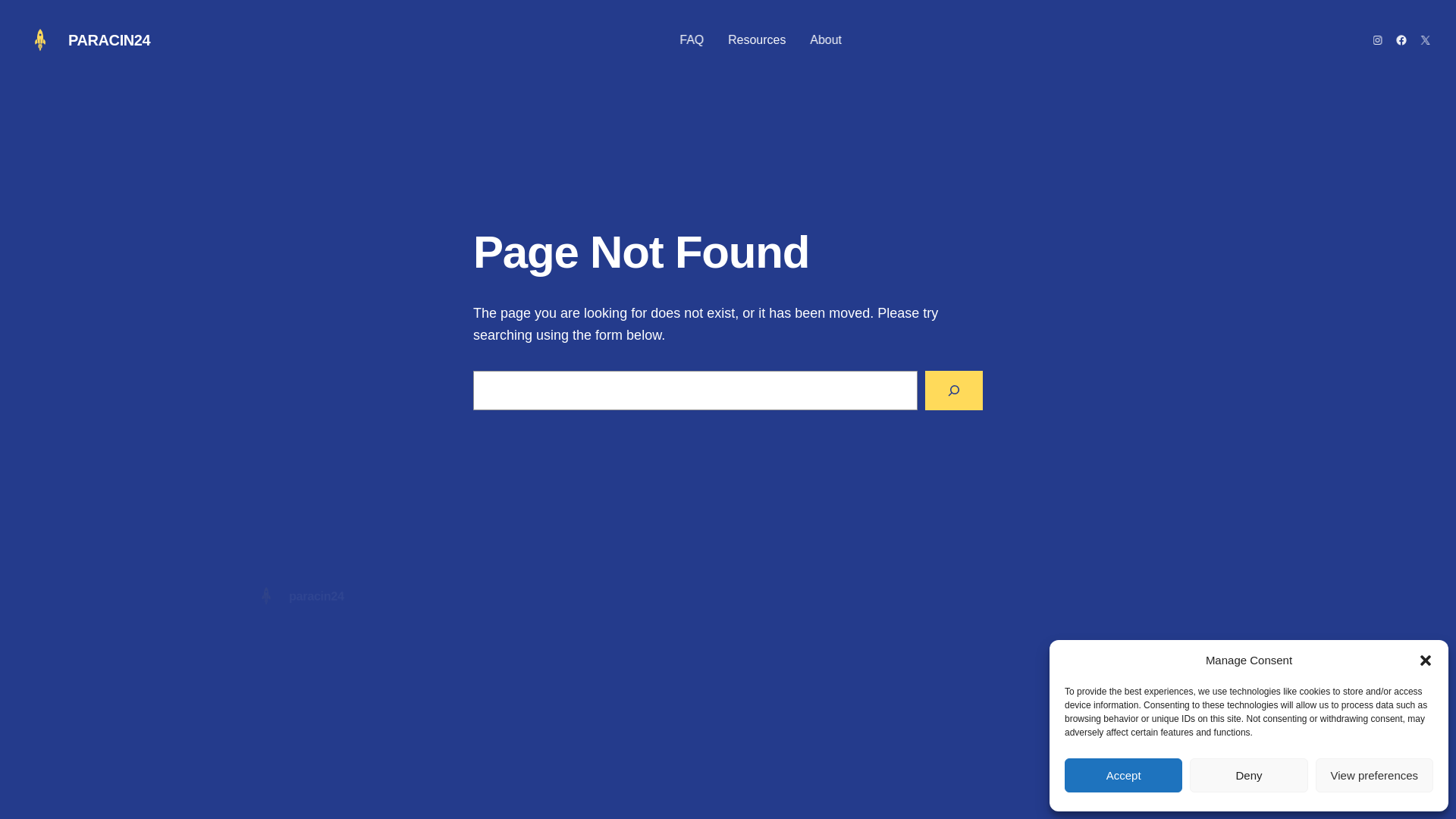 website screenshot of https://paracin24.rs/