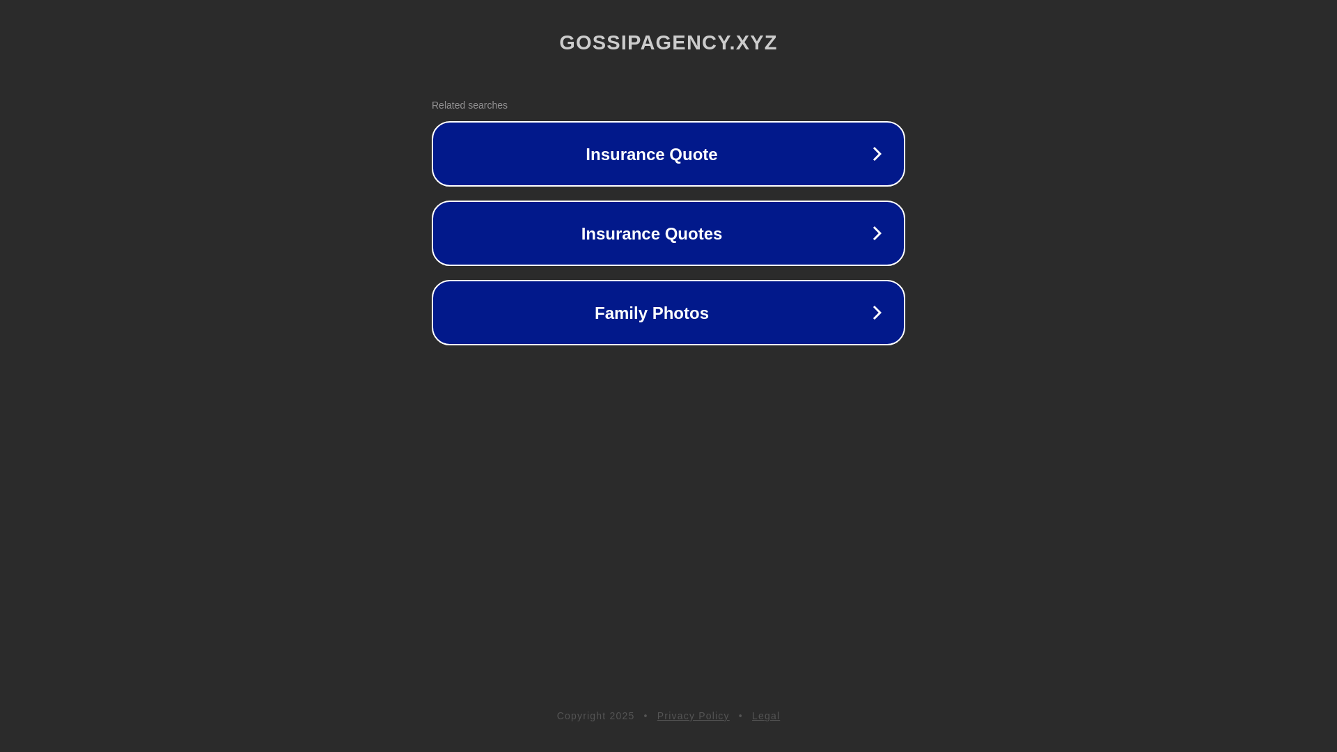 website screenshot of https://gossipagency.xyz/