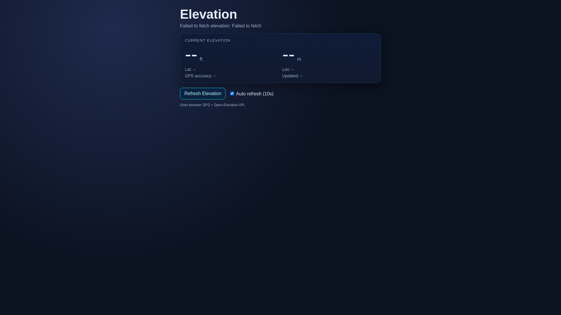 website screenshot of https://elevation-zags.pages.dev/