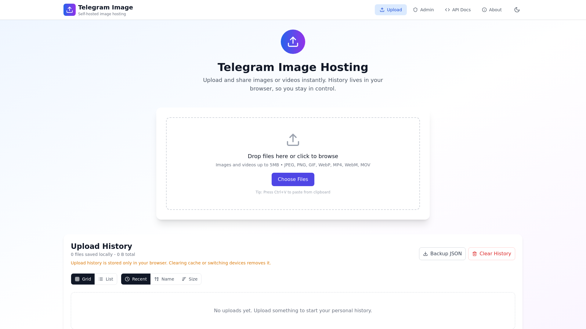 website screenshot of https://telegram-image-hosting-9n4.pages.dev/