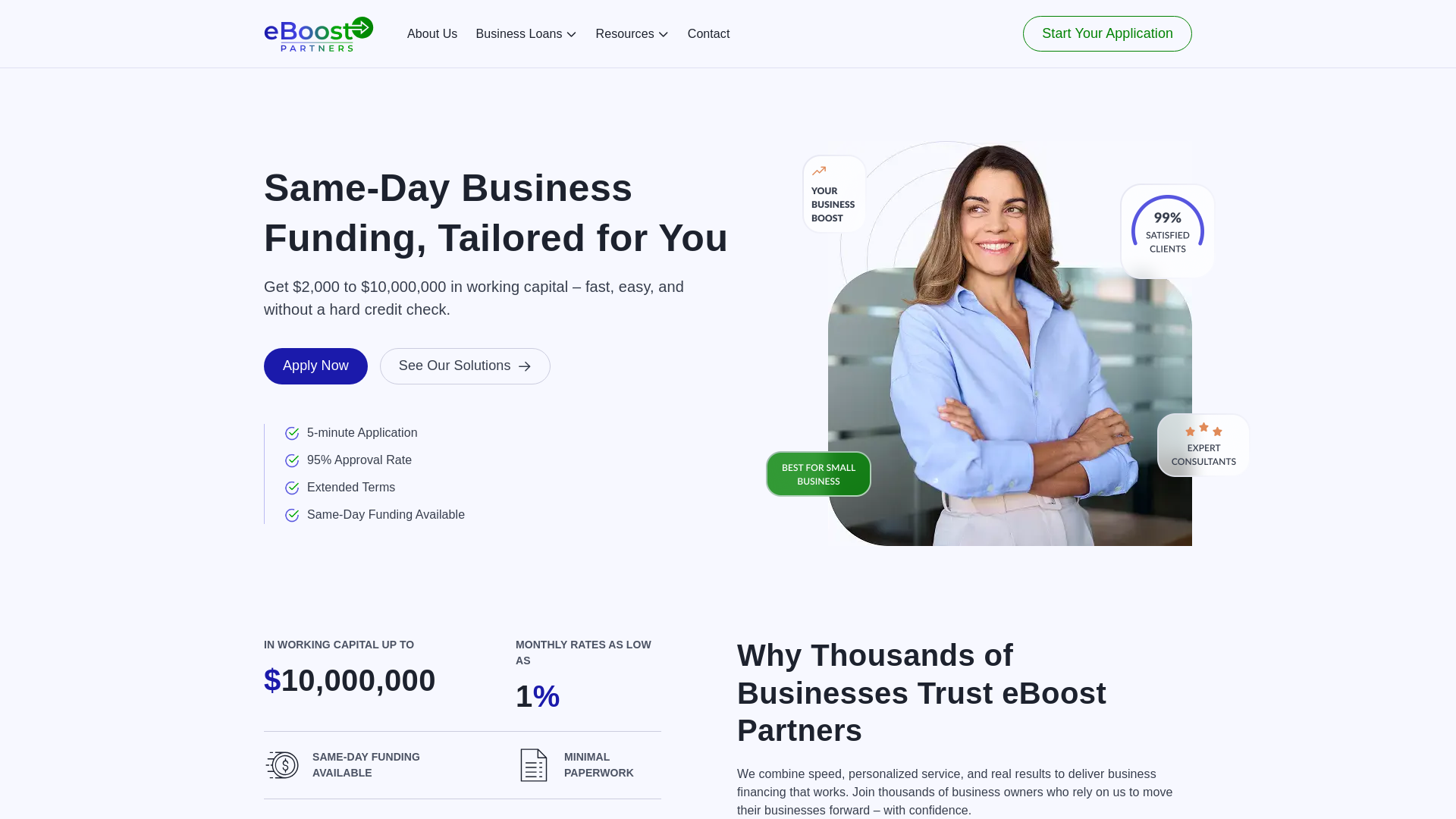 website screenshot of https://eboostdetroit.com