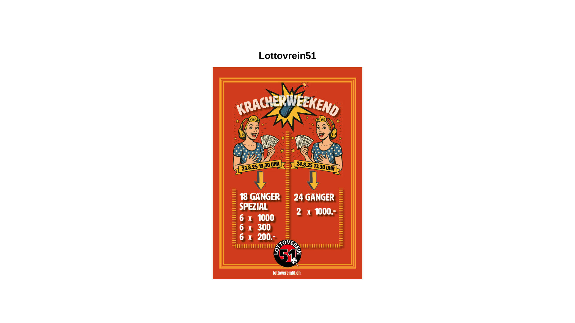 website screenshot of https://kracherweekend.ch/