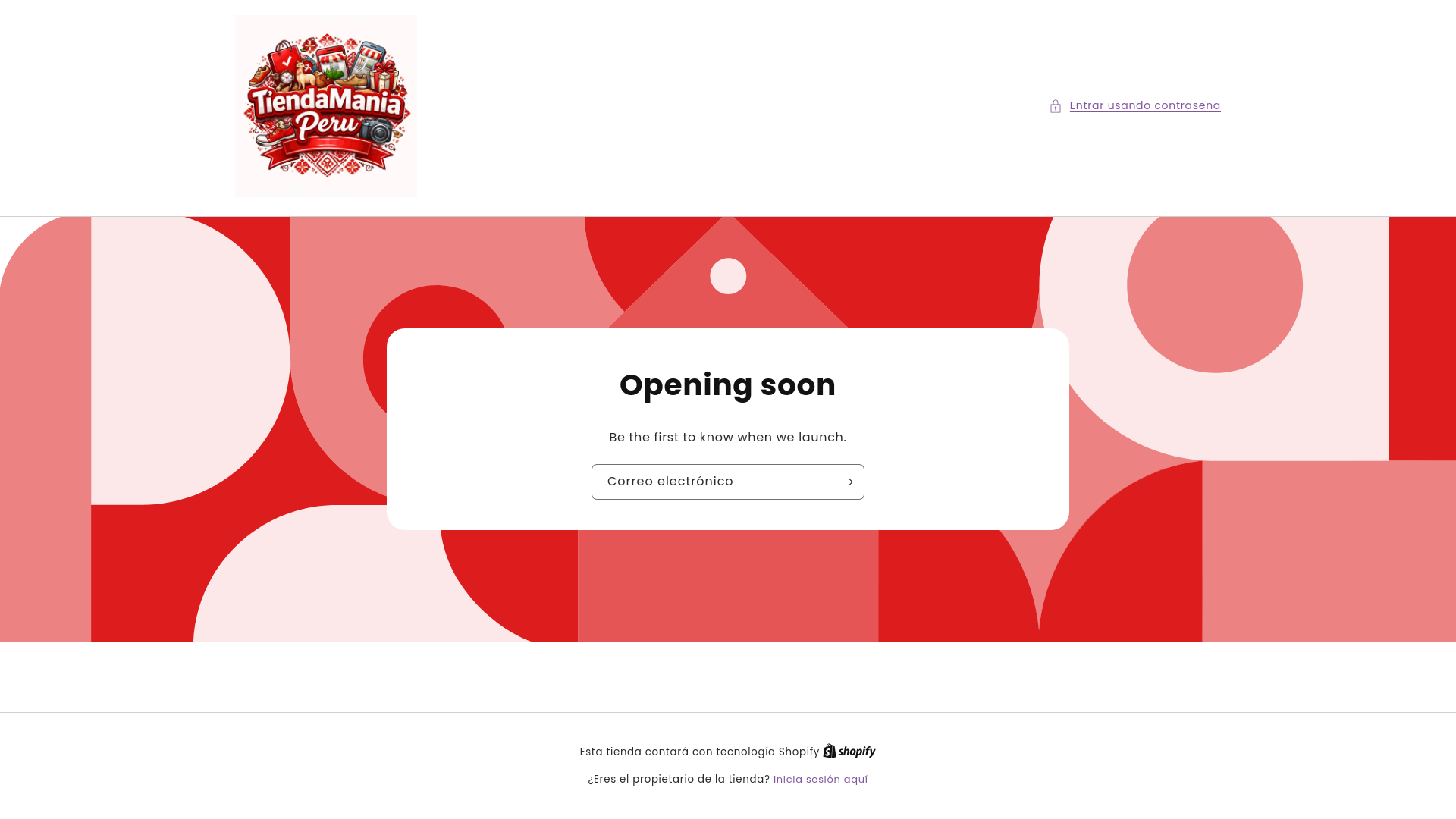 website screenshot of https://tiendamaniaperu.lat/