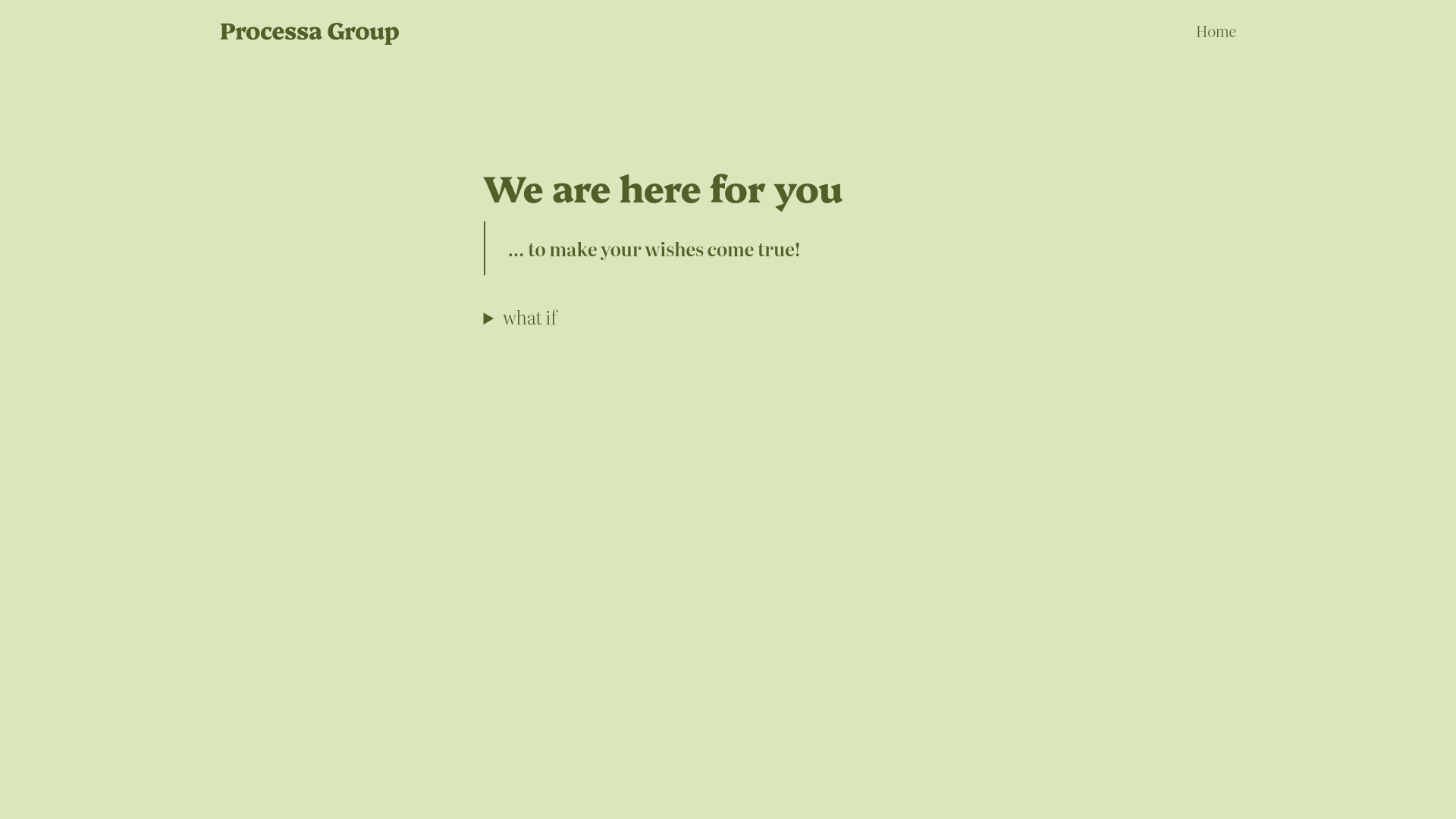 website screenshot of https://processa.cz