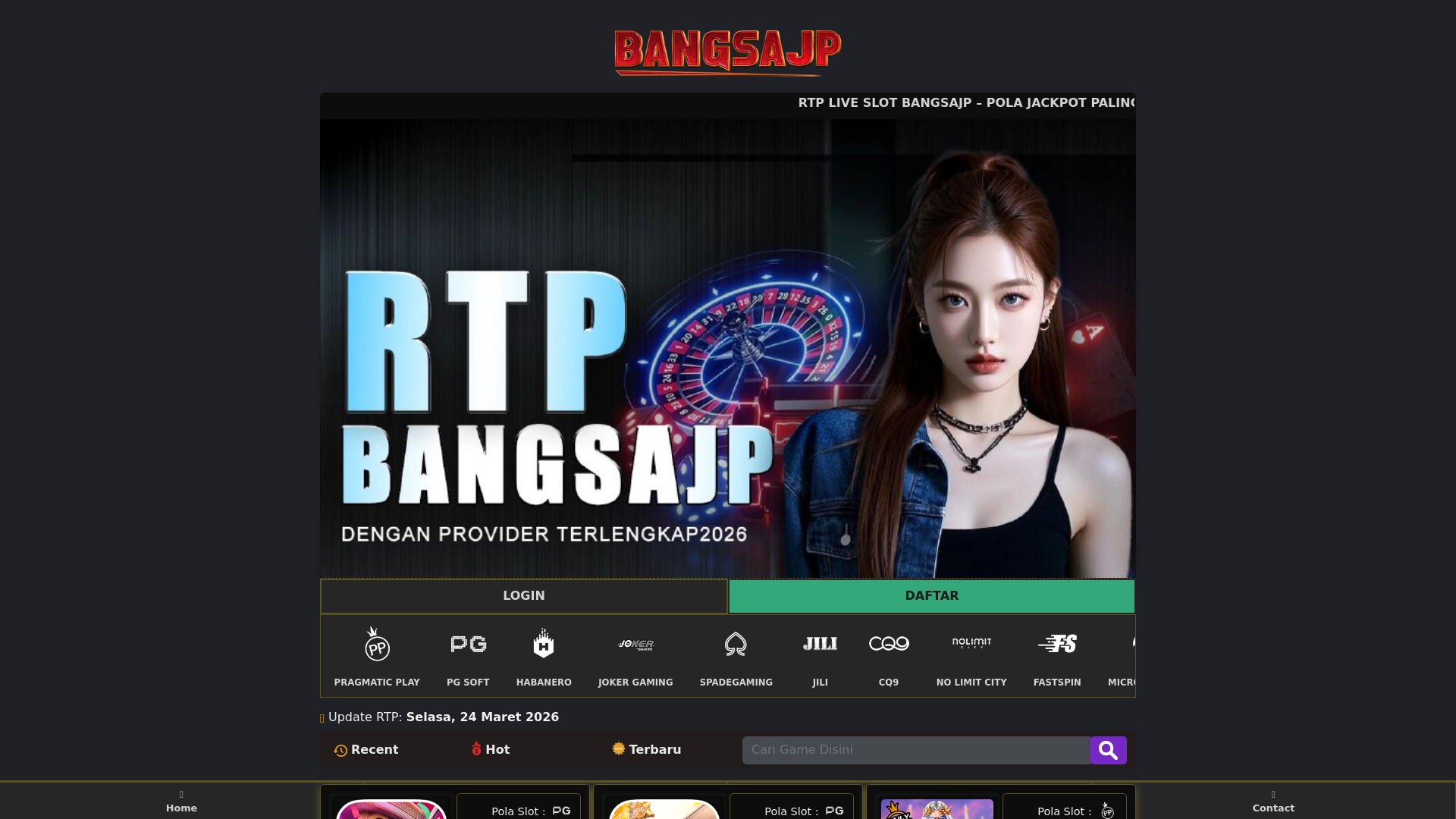 website screenshot of https://rtp-bangsajp-gacor.pages.dev/